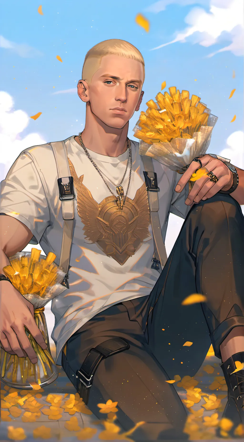 ai character: Eminem background