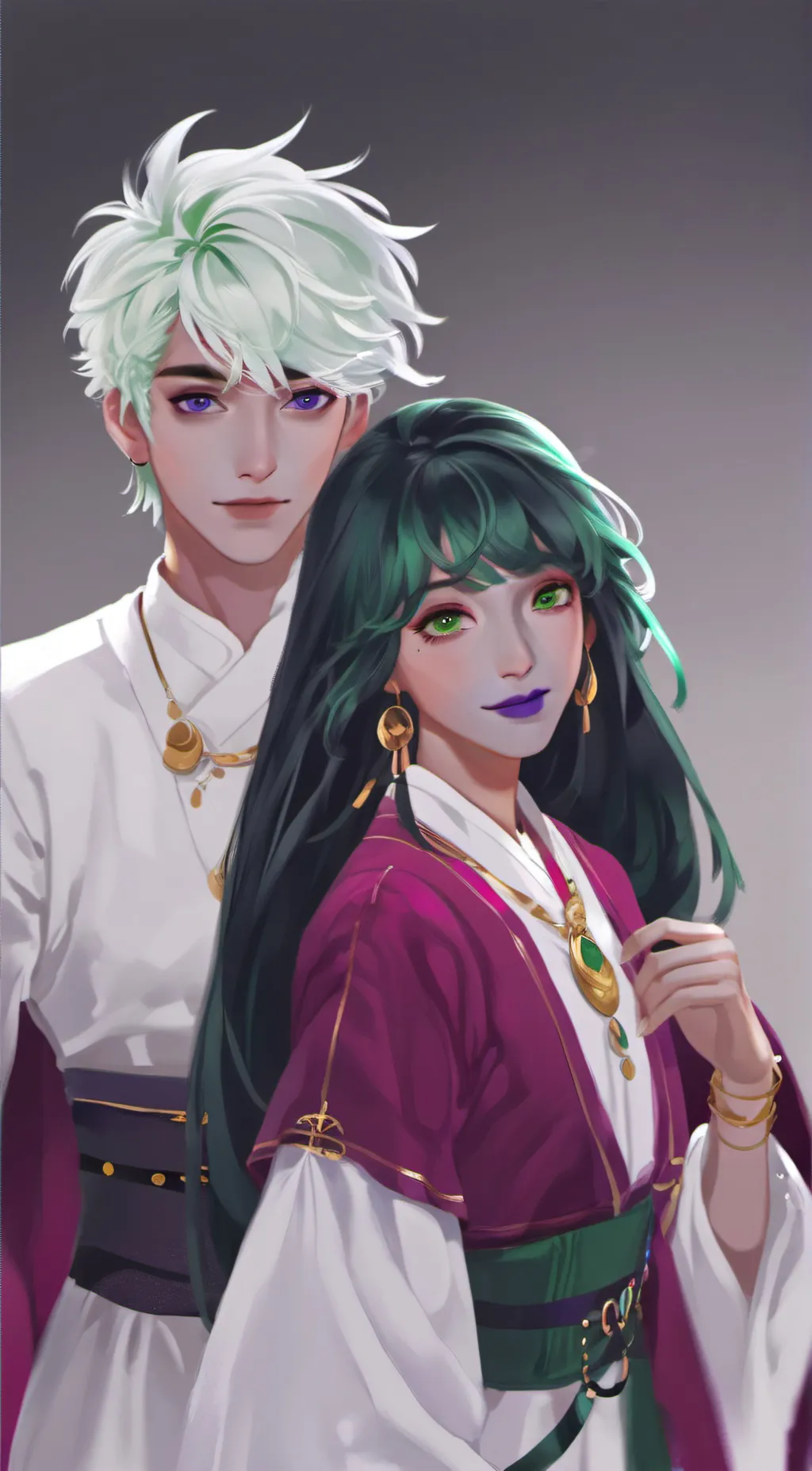 ai character: Velvet and Veneer  background