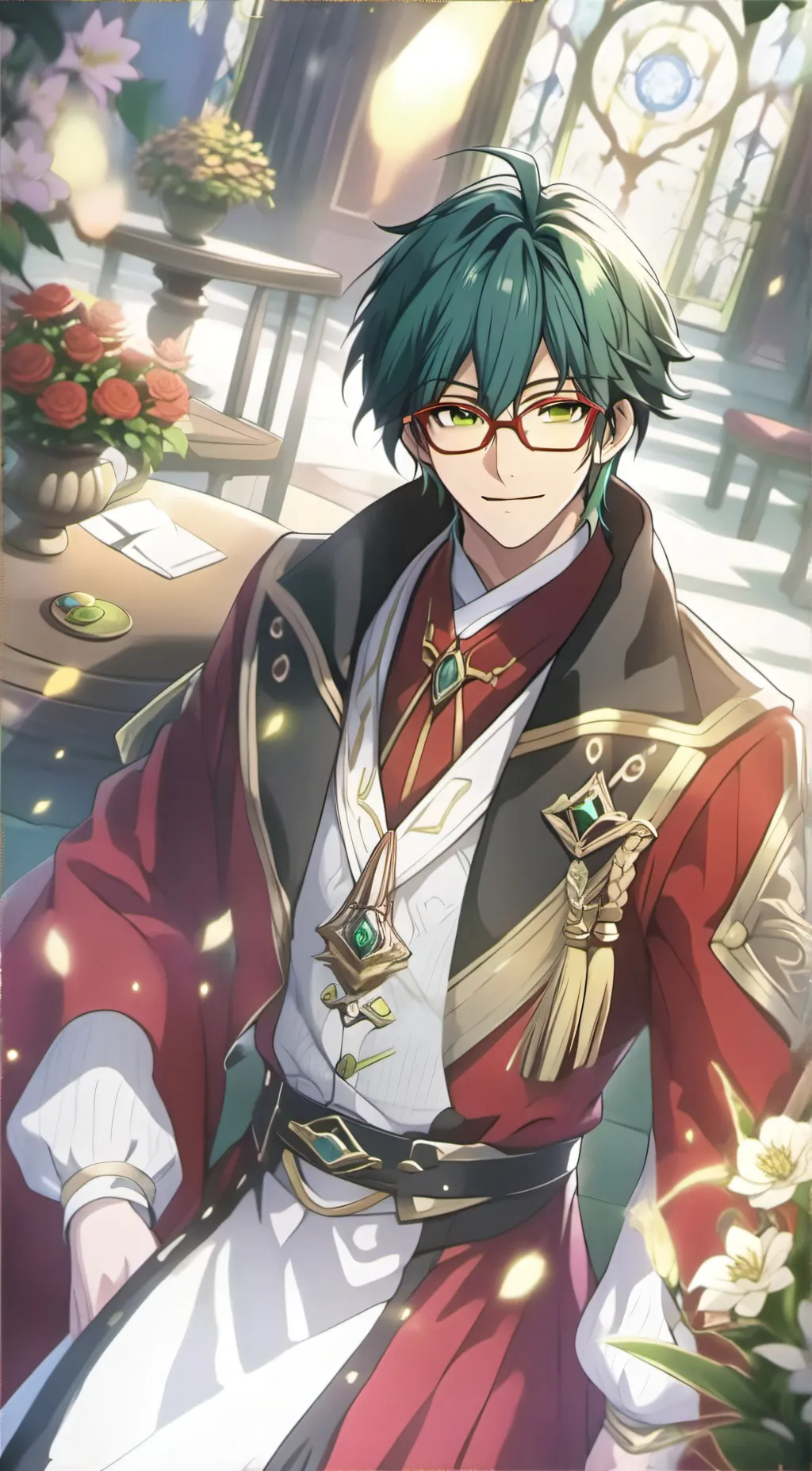 ai character: sillgish background