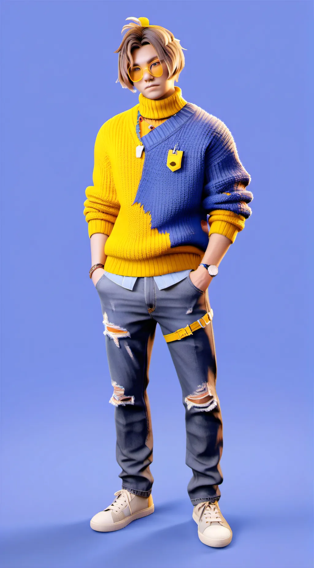 ai character: Toni background