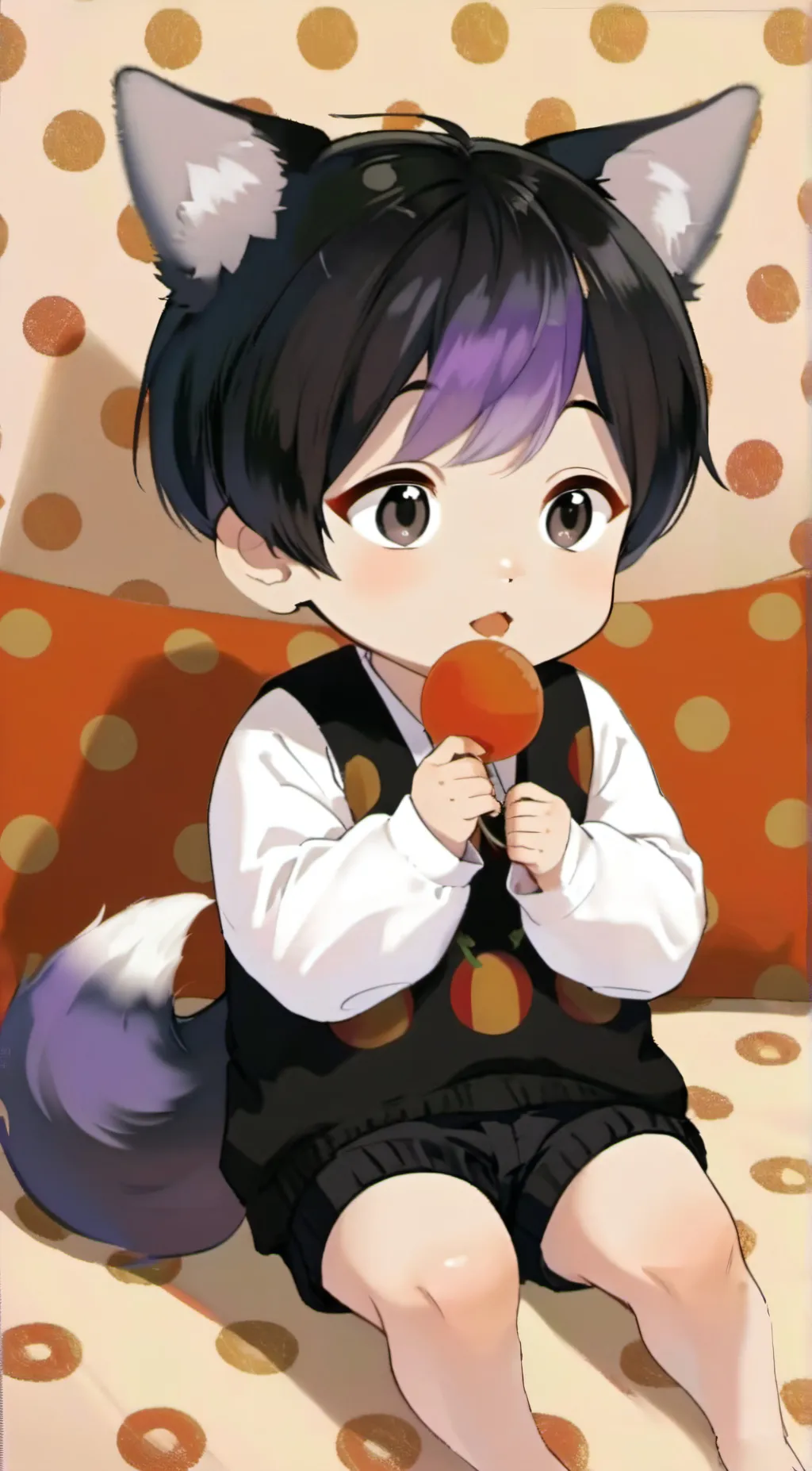 ai character: Ren Batto (Baby) background