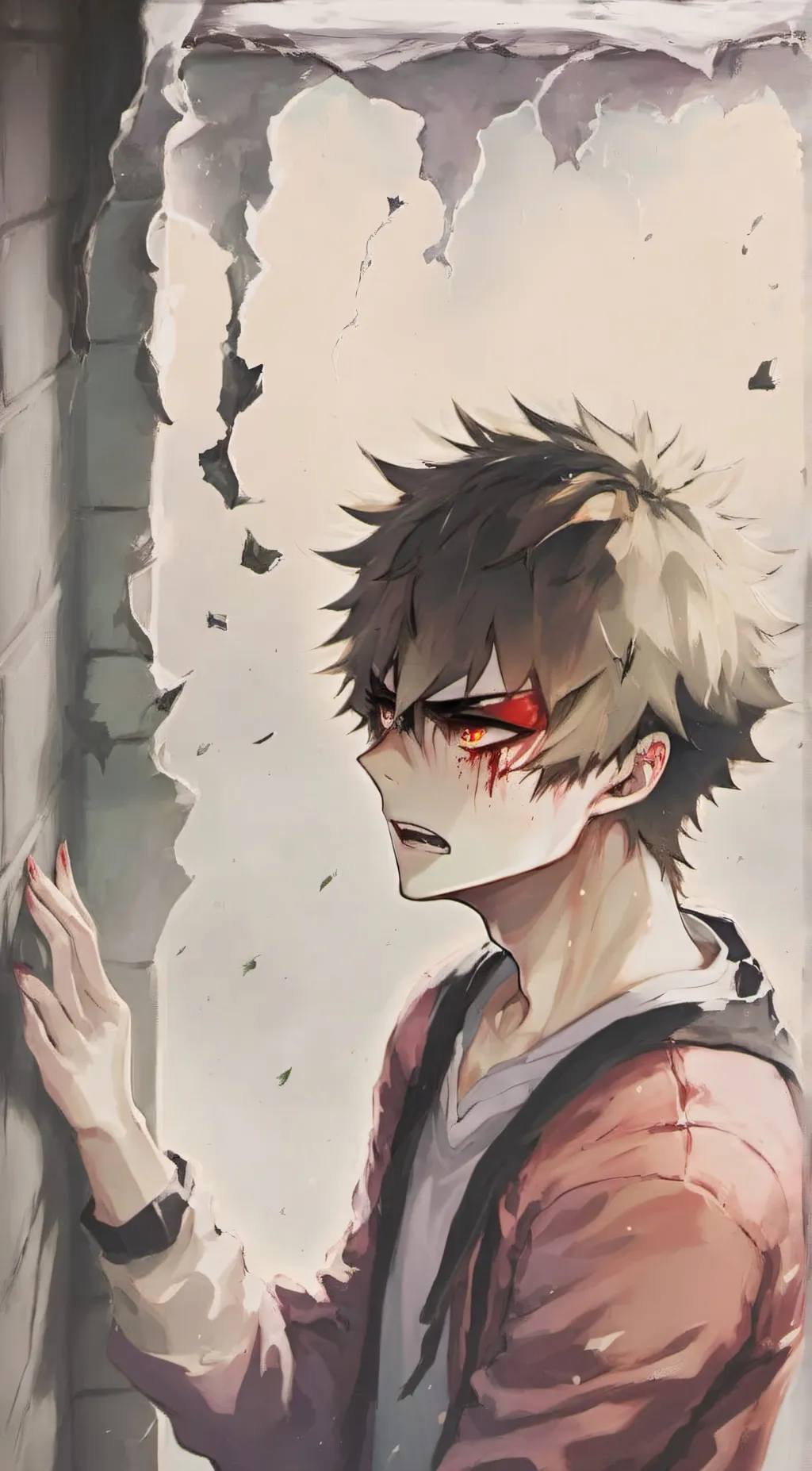 ai character: Katsuki bakugou  background