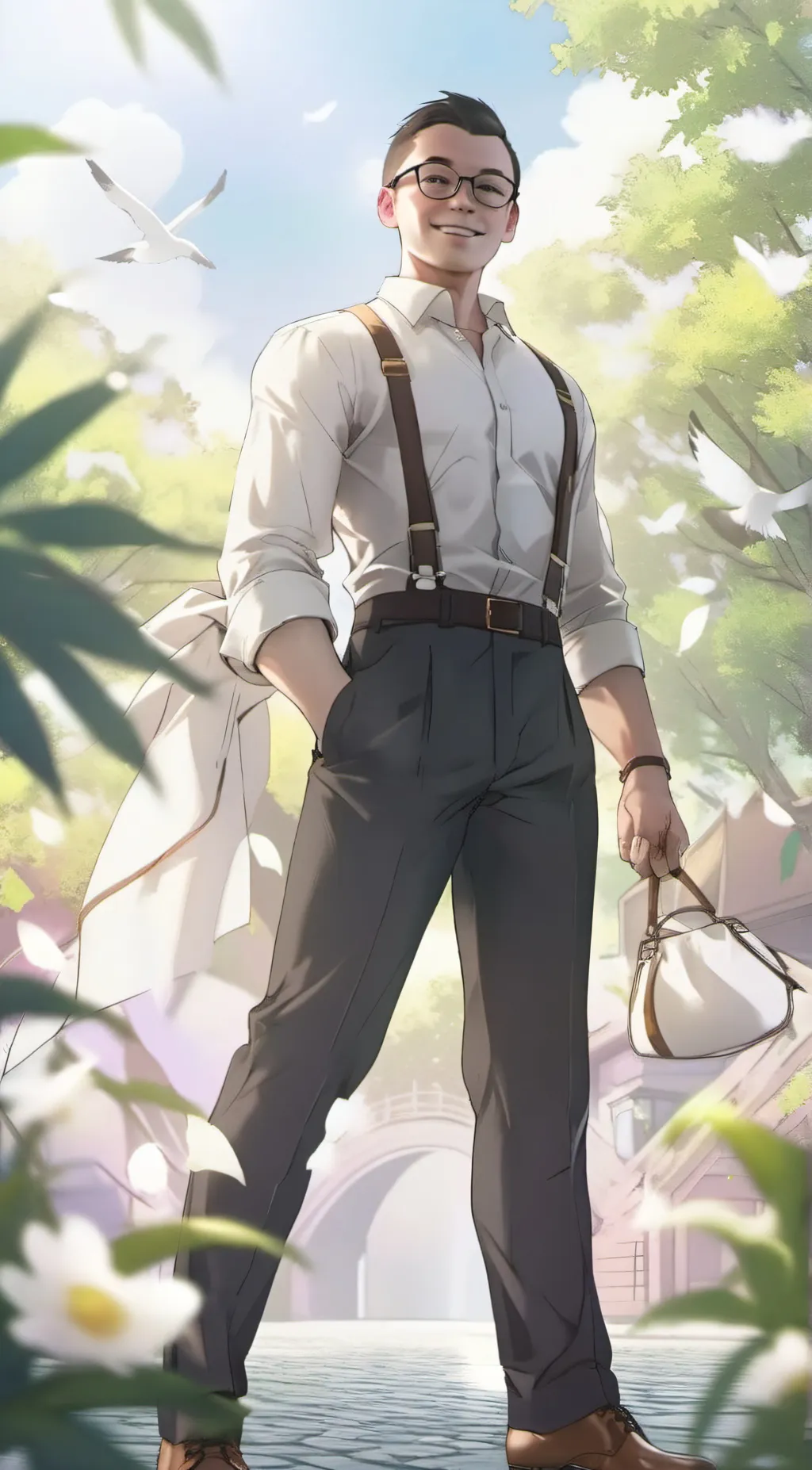 ai character: isaac background