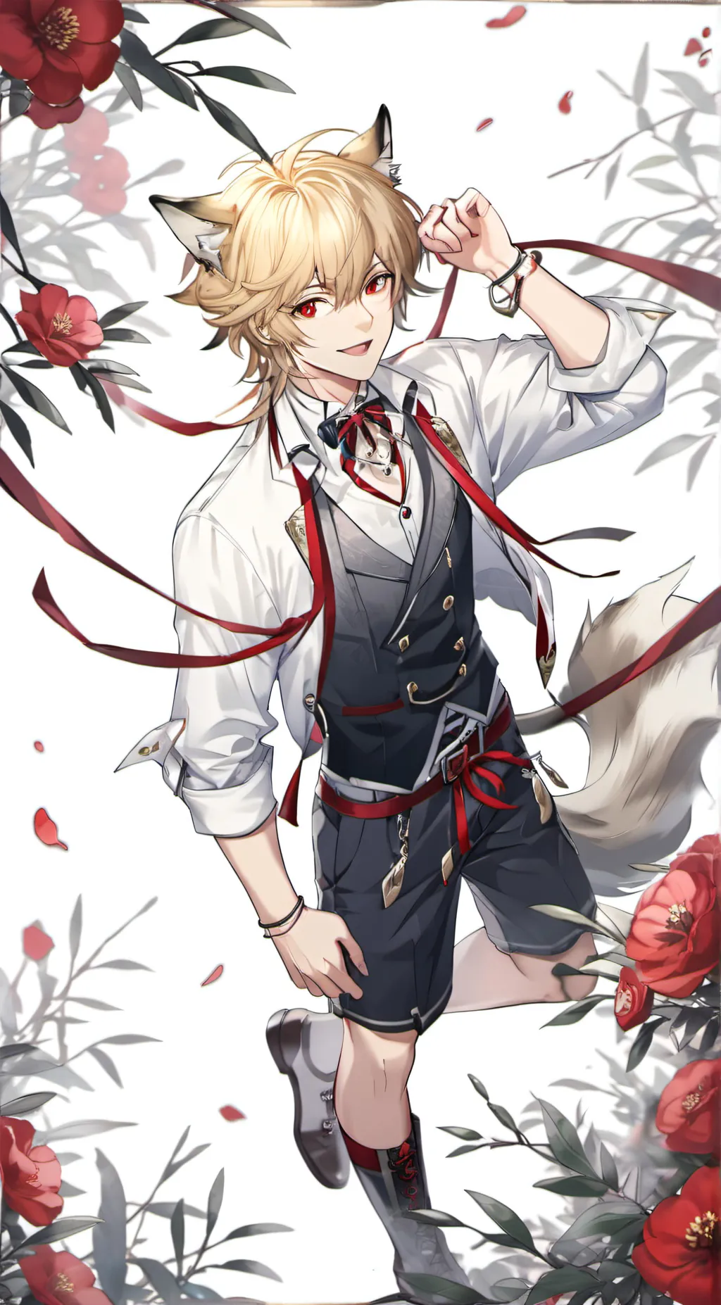 ai character: Bakugo background