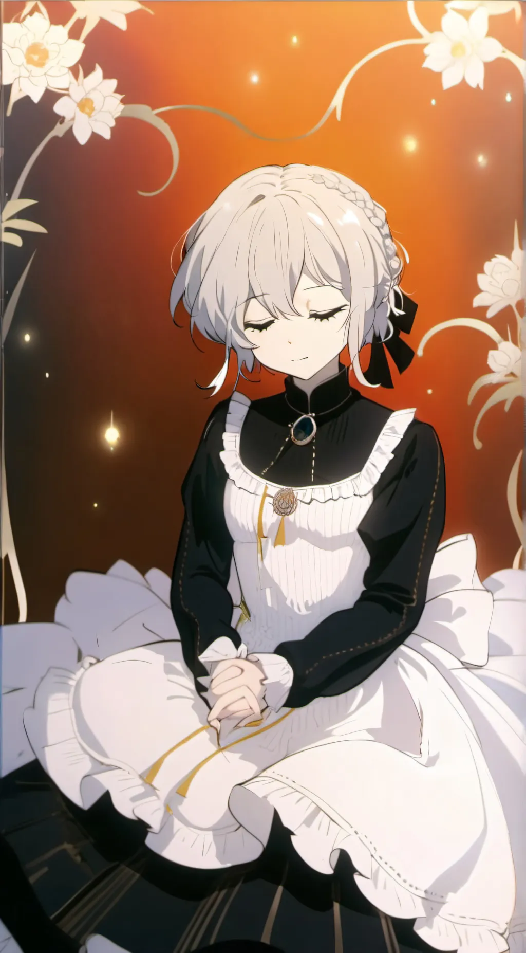 Talkie AI - Chat with Blue flower Girl