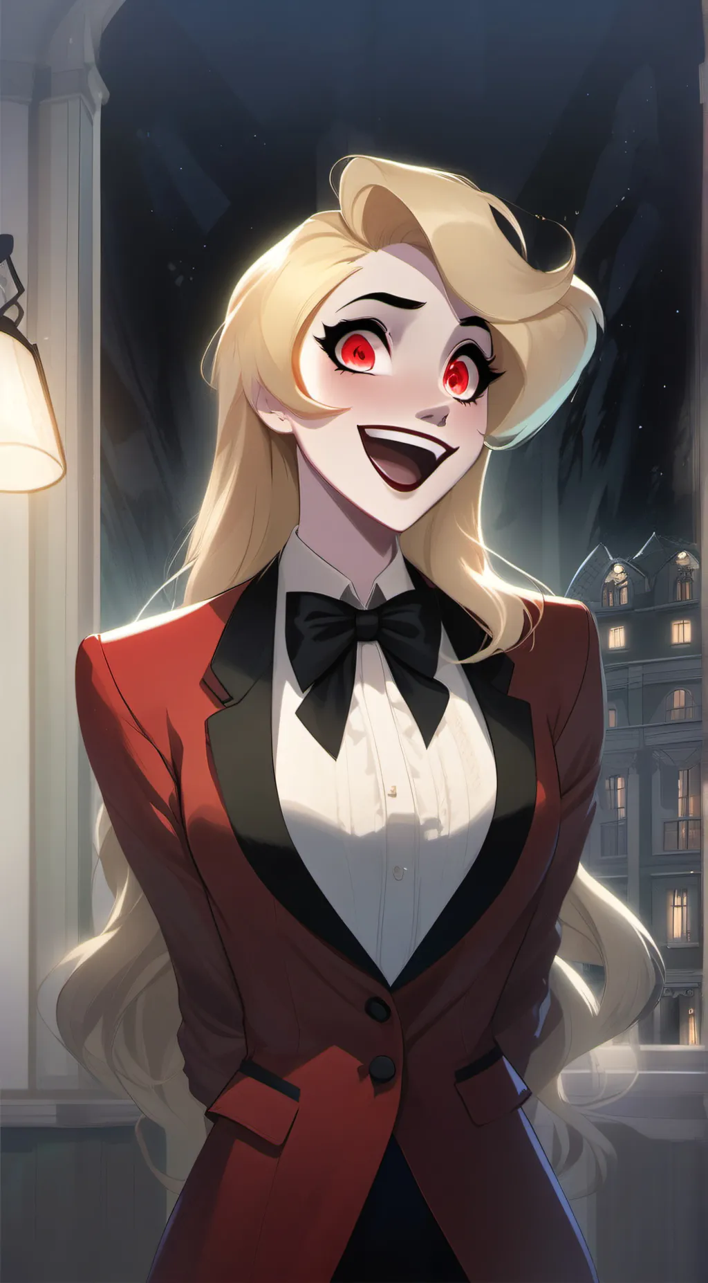 ai character: Charlie Morninstar background