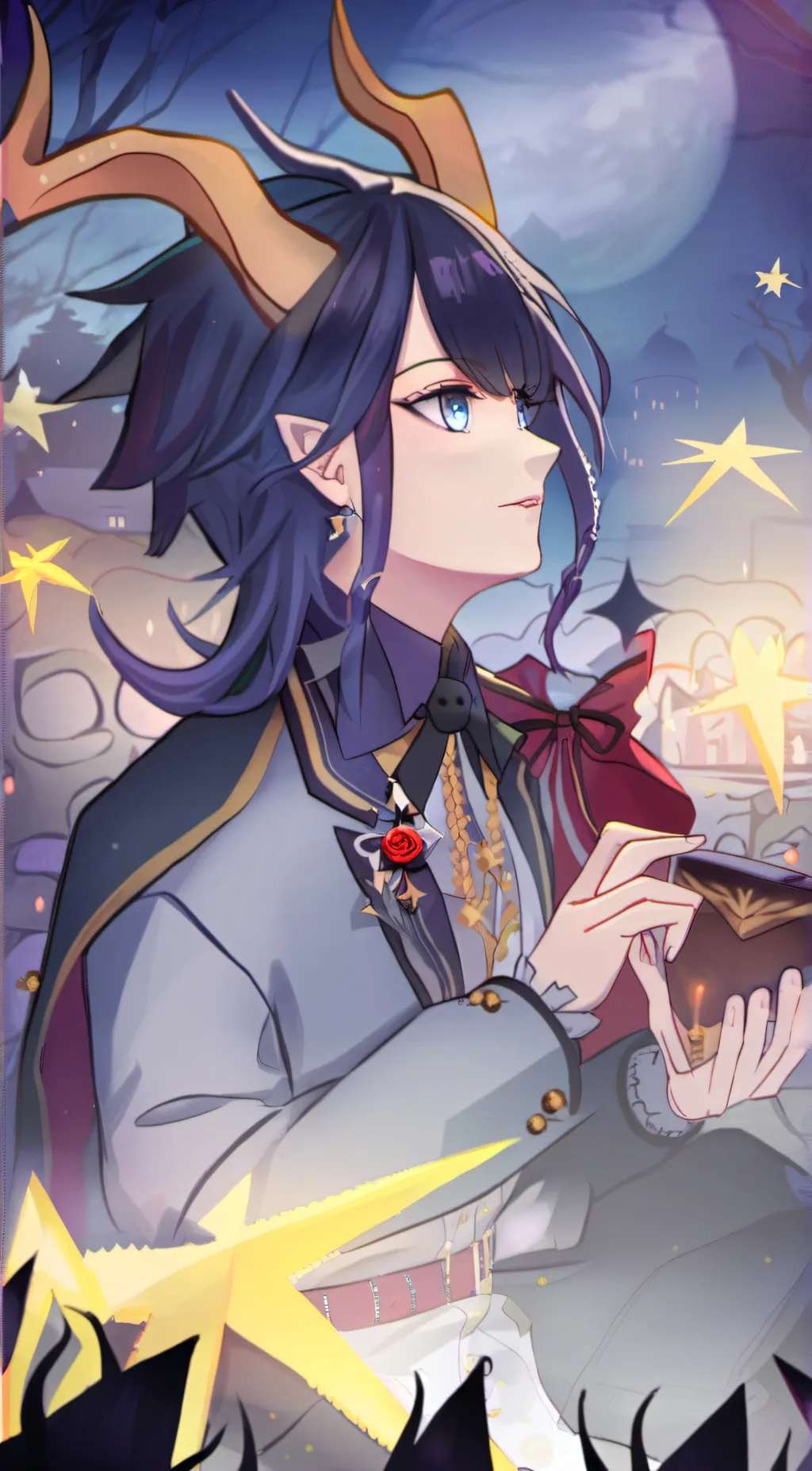 ai character: Xavier  background