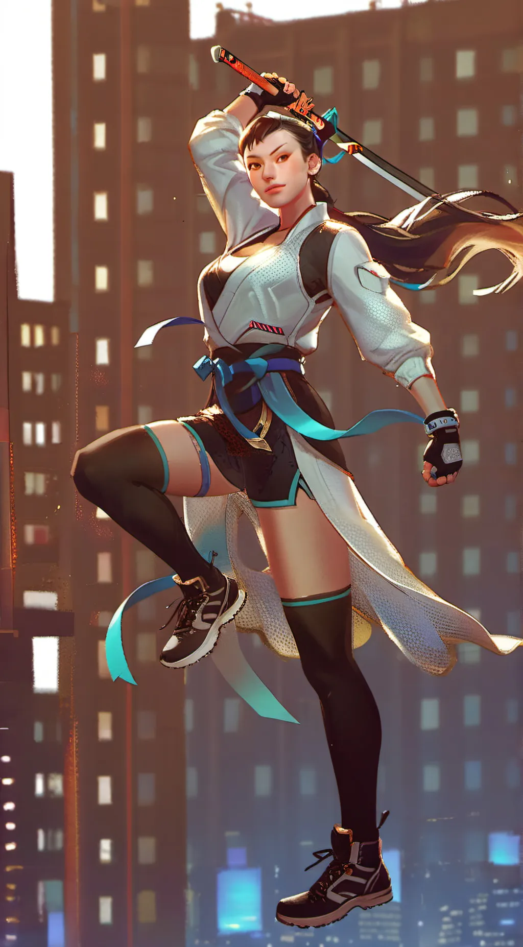 ai character: Chun-Li  background