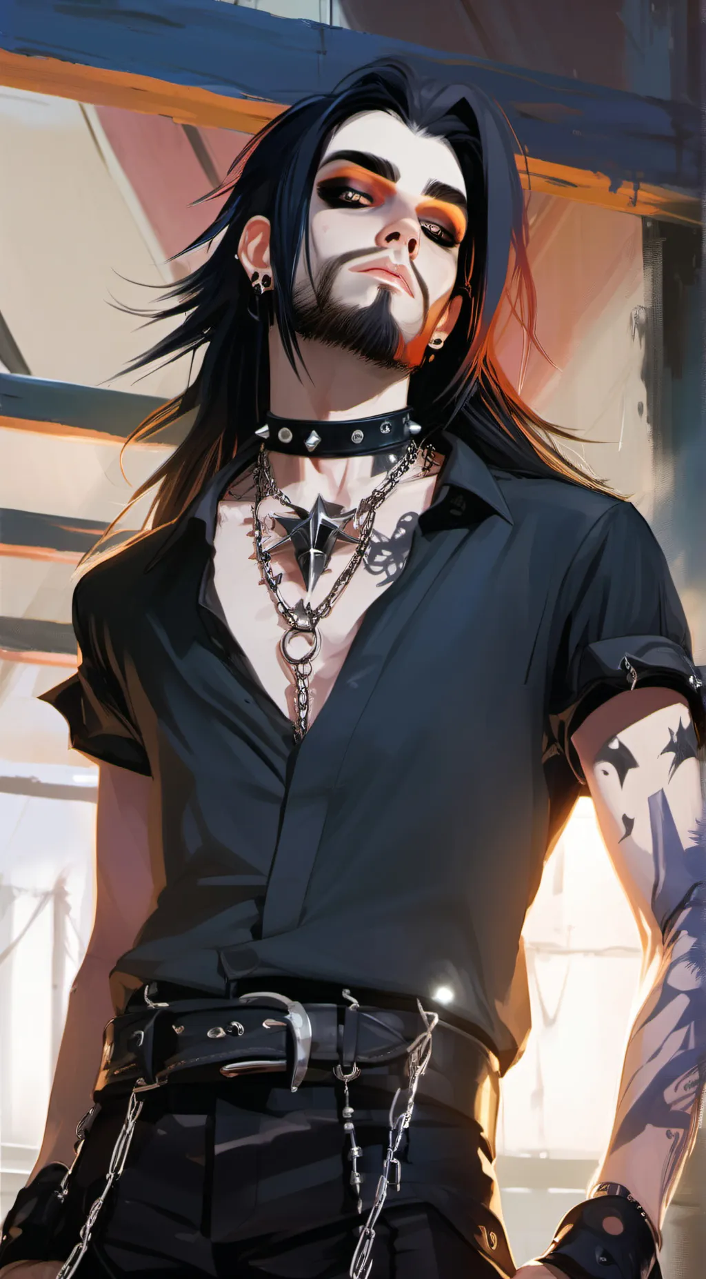 ai character: Darrien  background