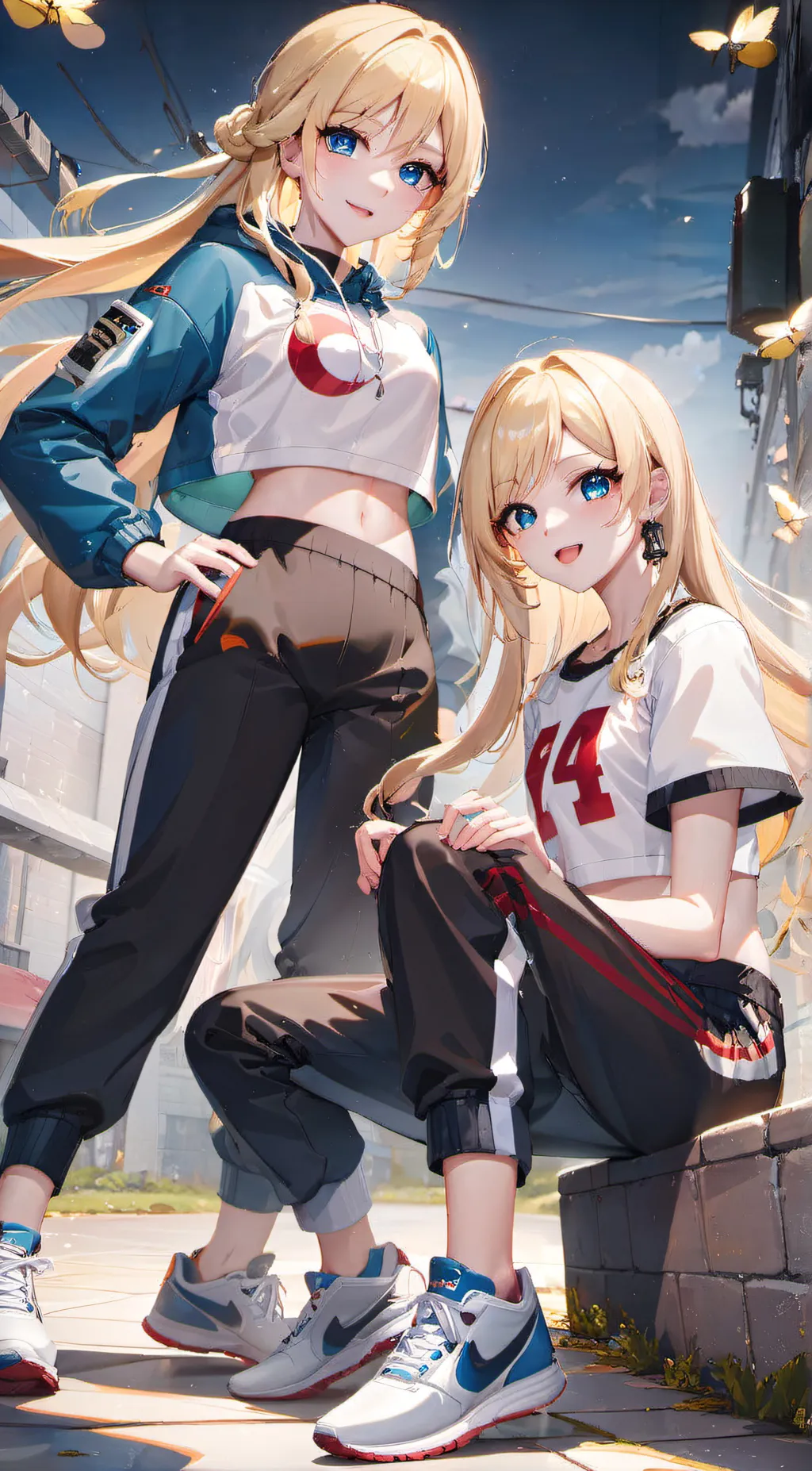 ai character: Bella & Mackenzie🫶 background