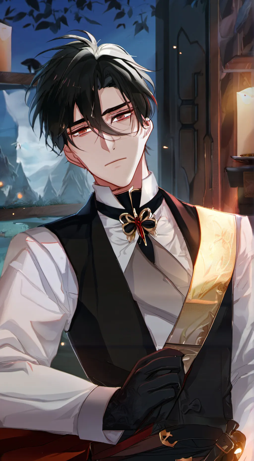 ai character: Felix  background