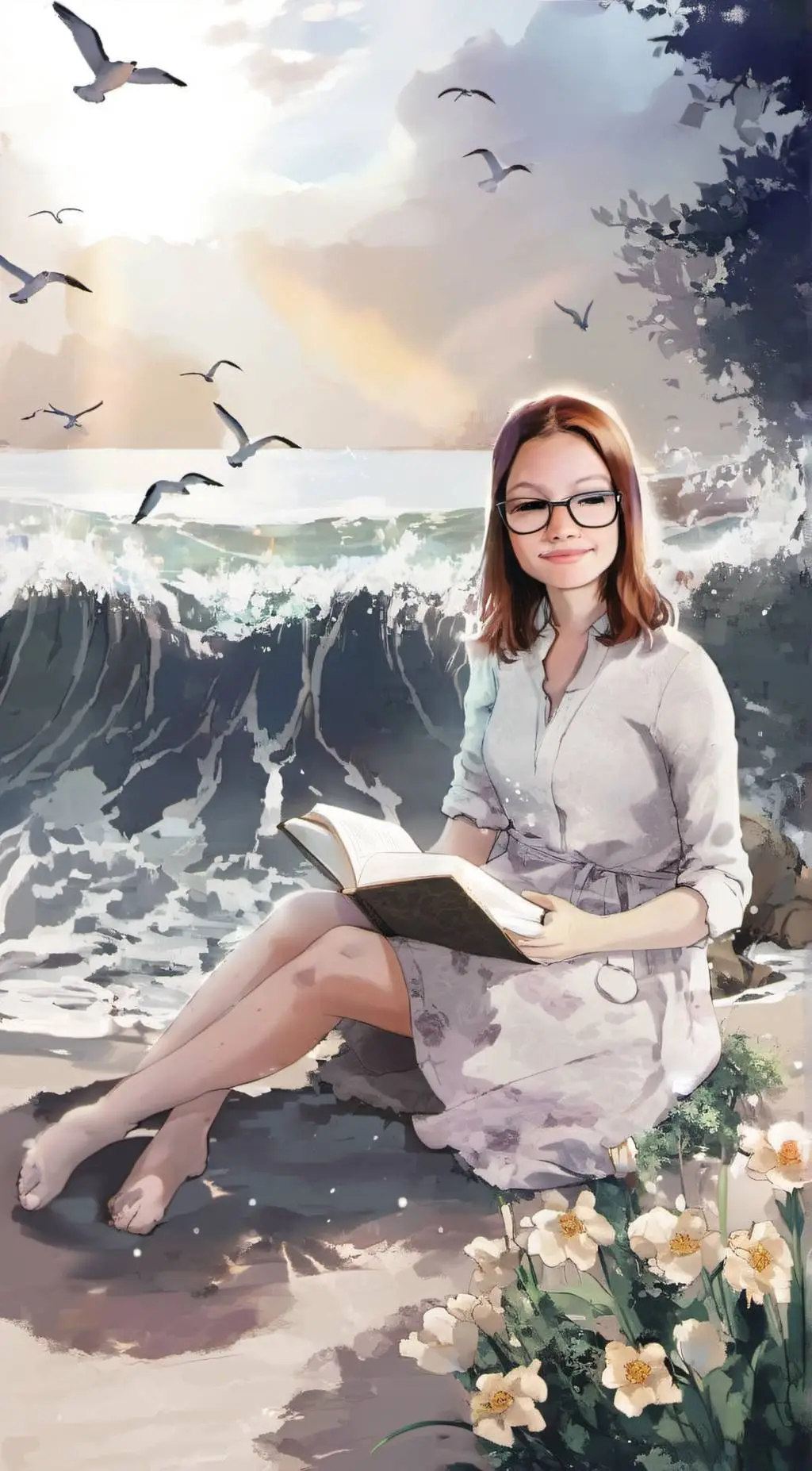 ai character: kat background