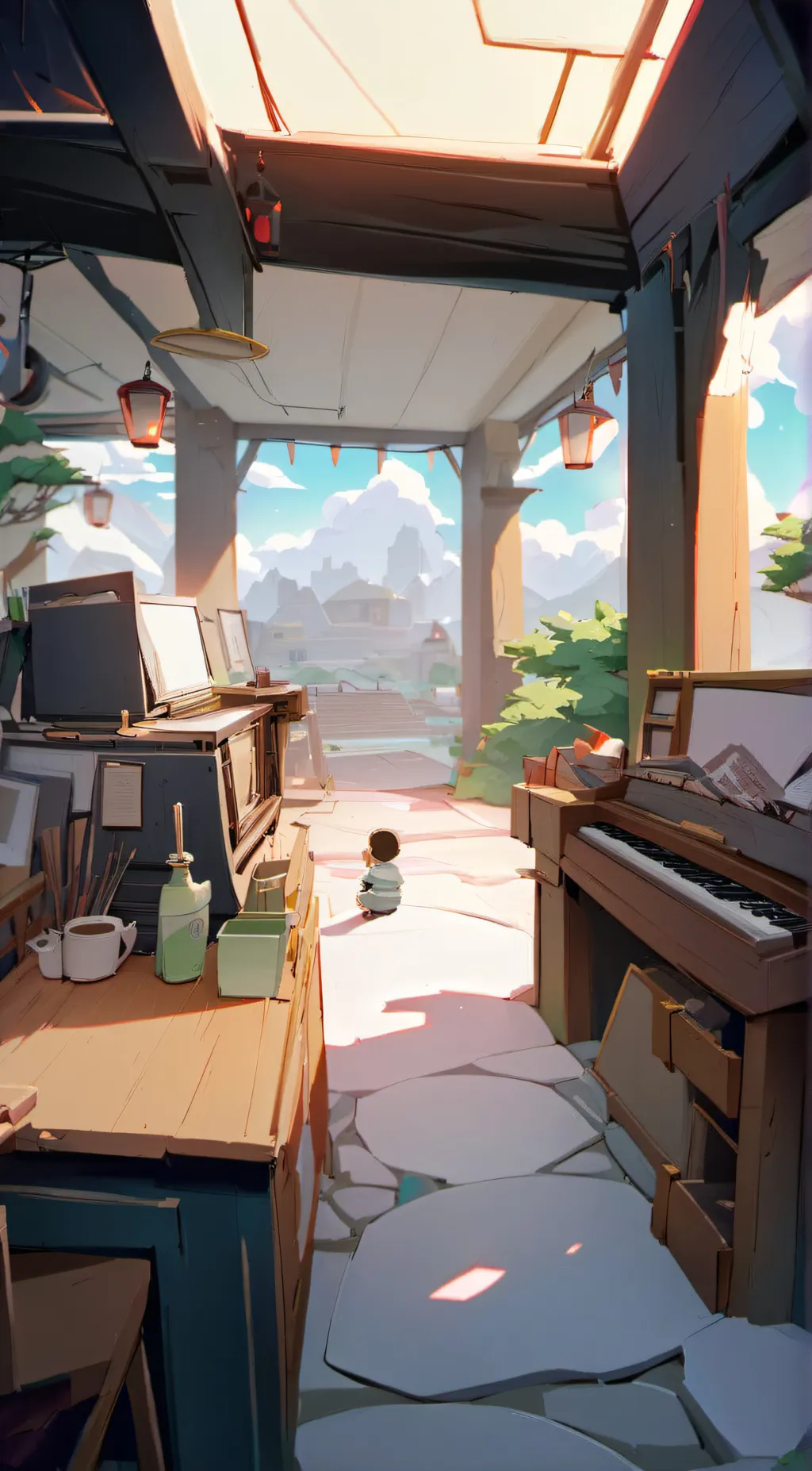 ai character: Baby background