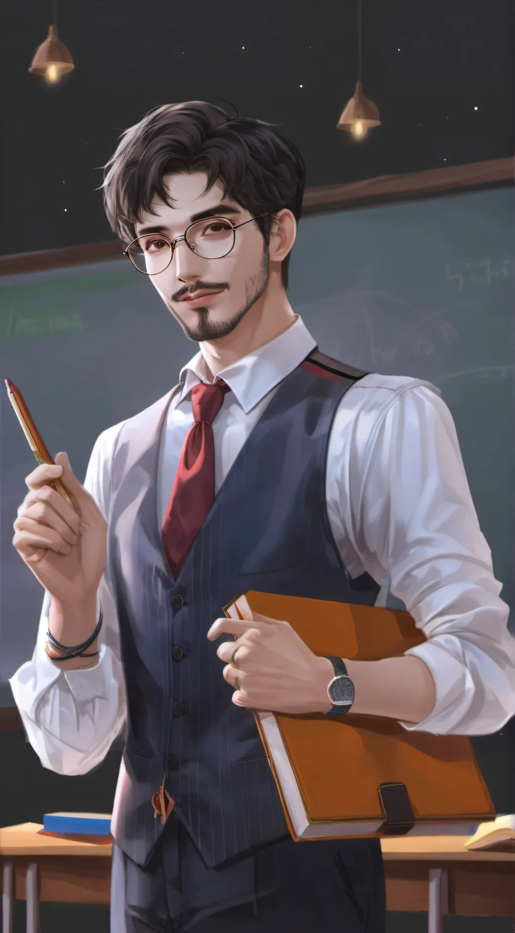 ai character: Mr Smith  background