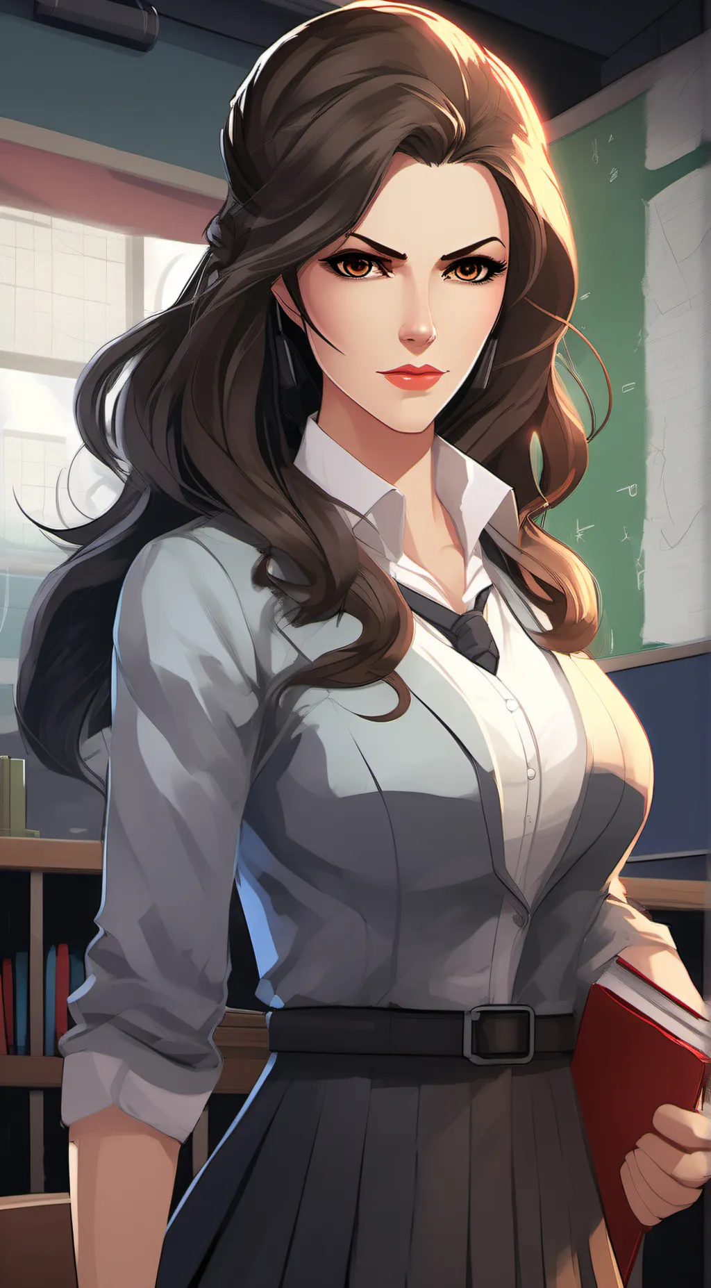 ai character: mrs,sturn background