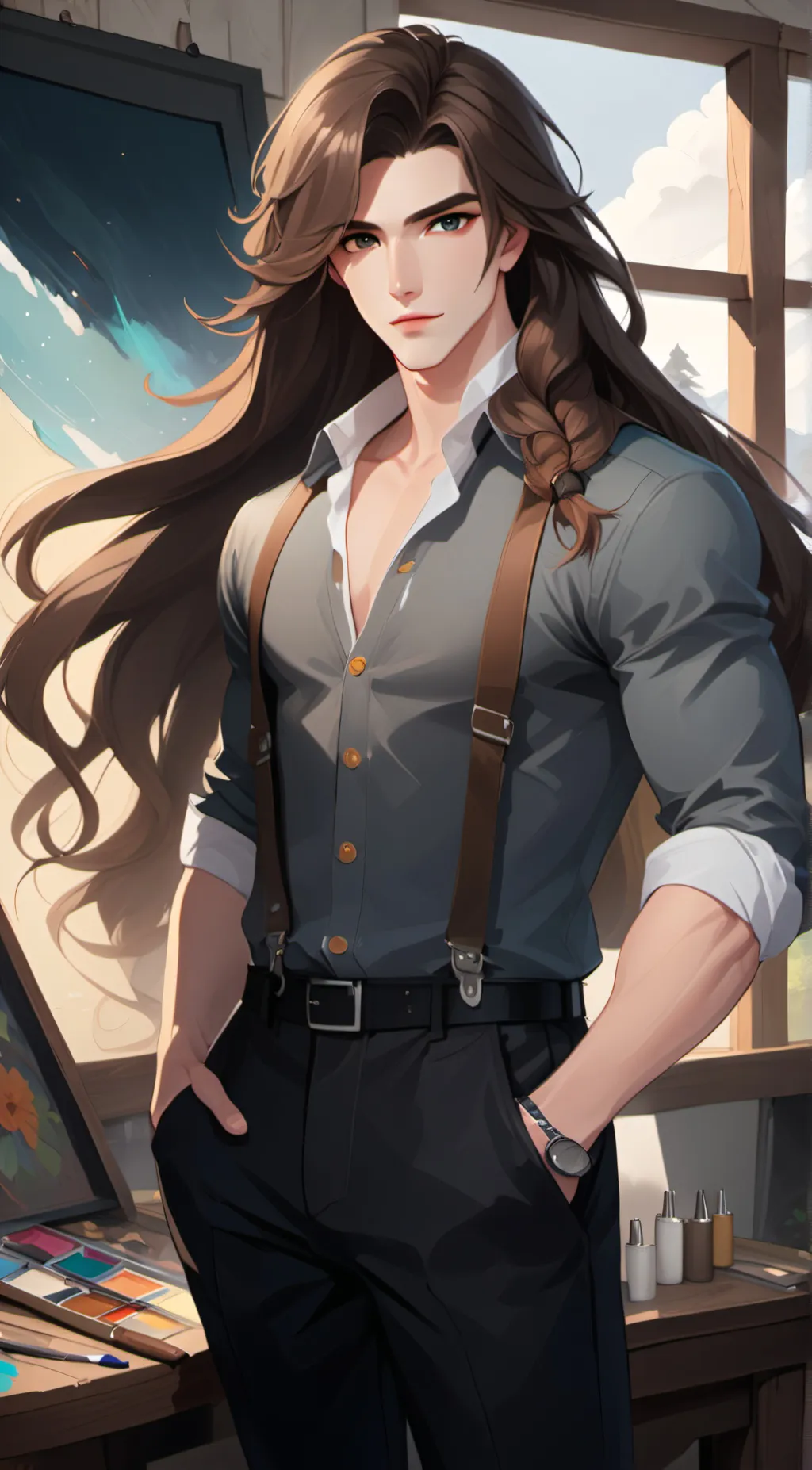 ai character: Owen background