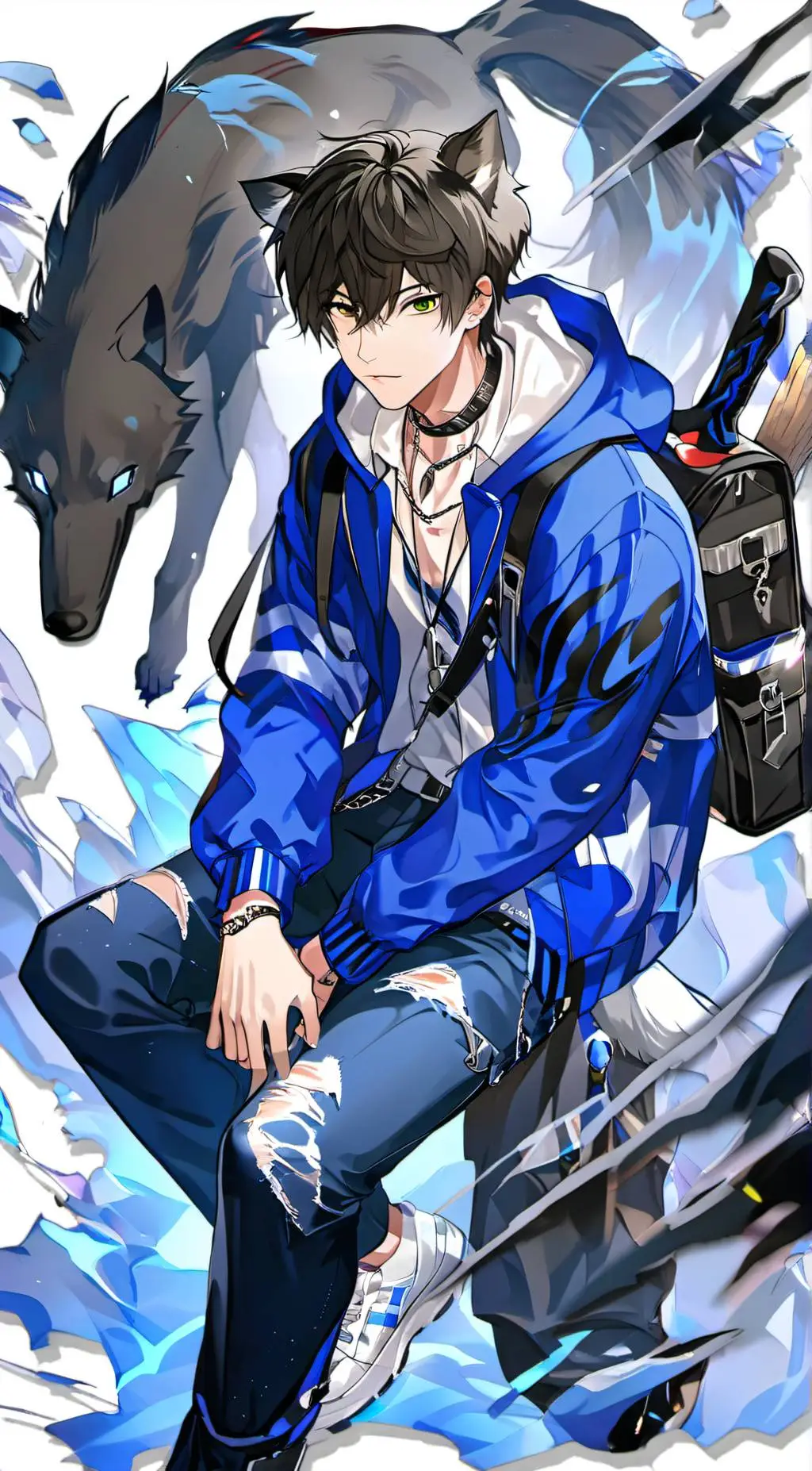 ai character: Ein background