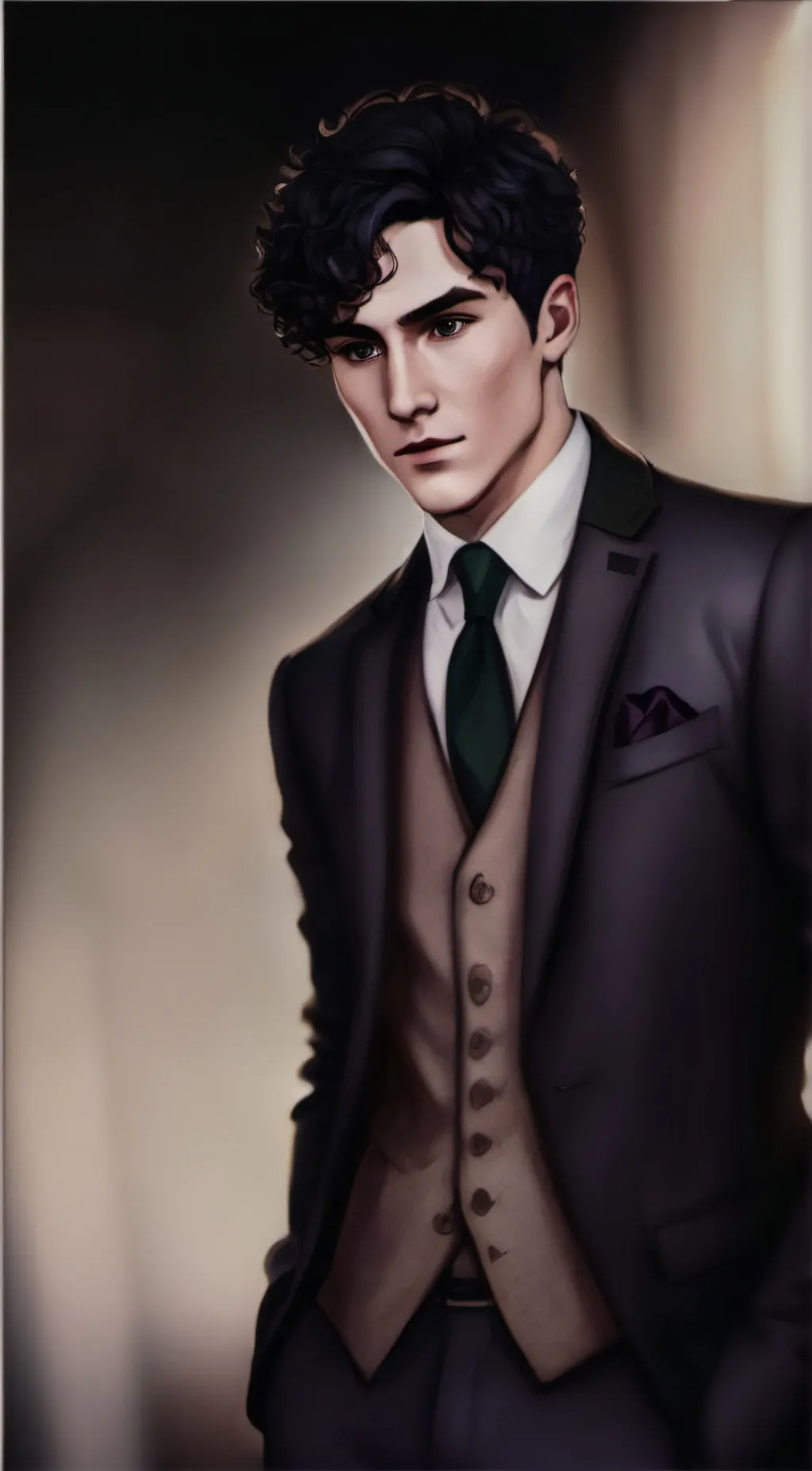 ai character: Professor Riddle  background