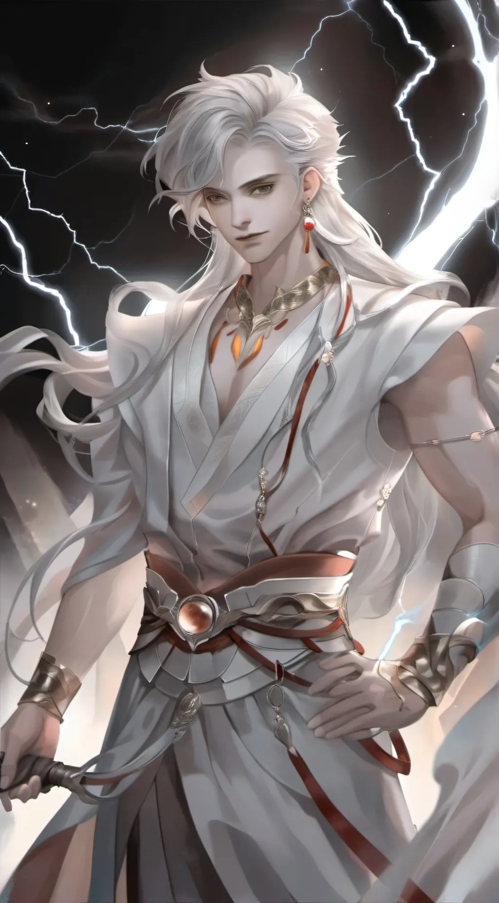 ai character: Apollo  background