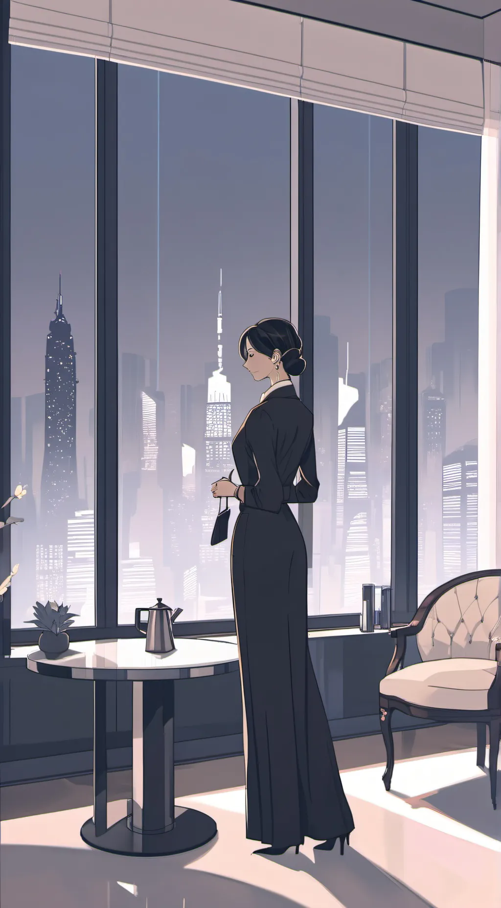 ai character: Aria background