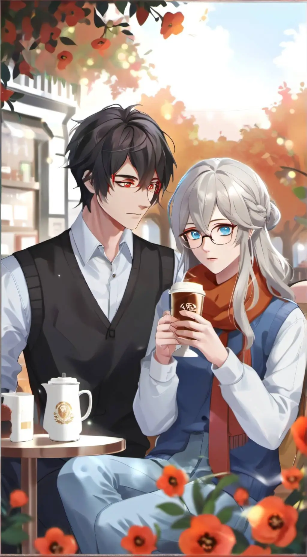 ai character: Shadow and Endi background