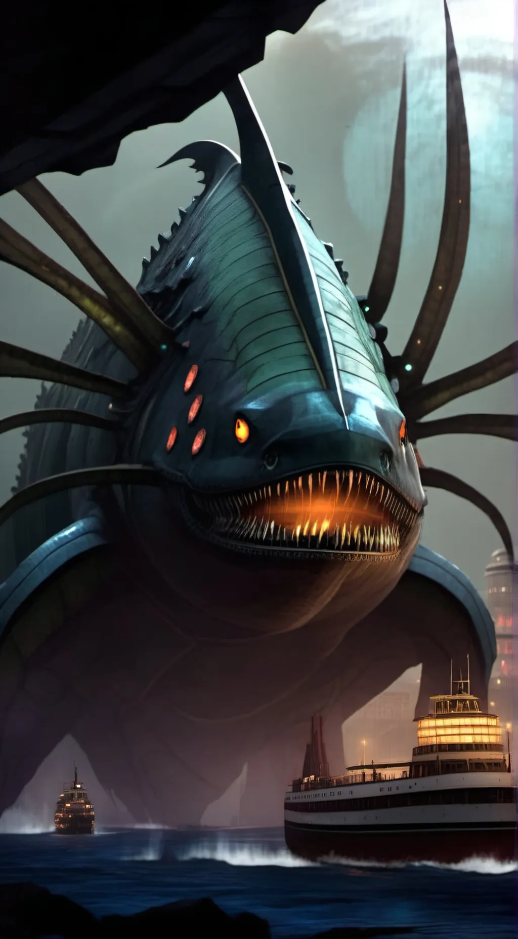 ai character: Gargantuan background