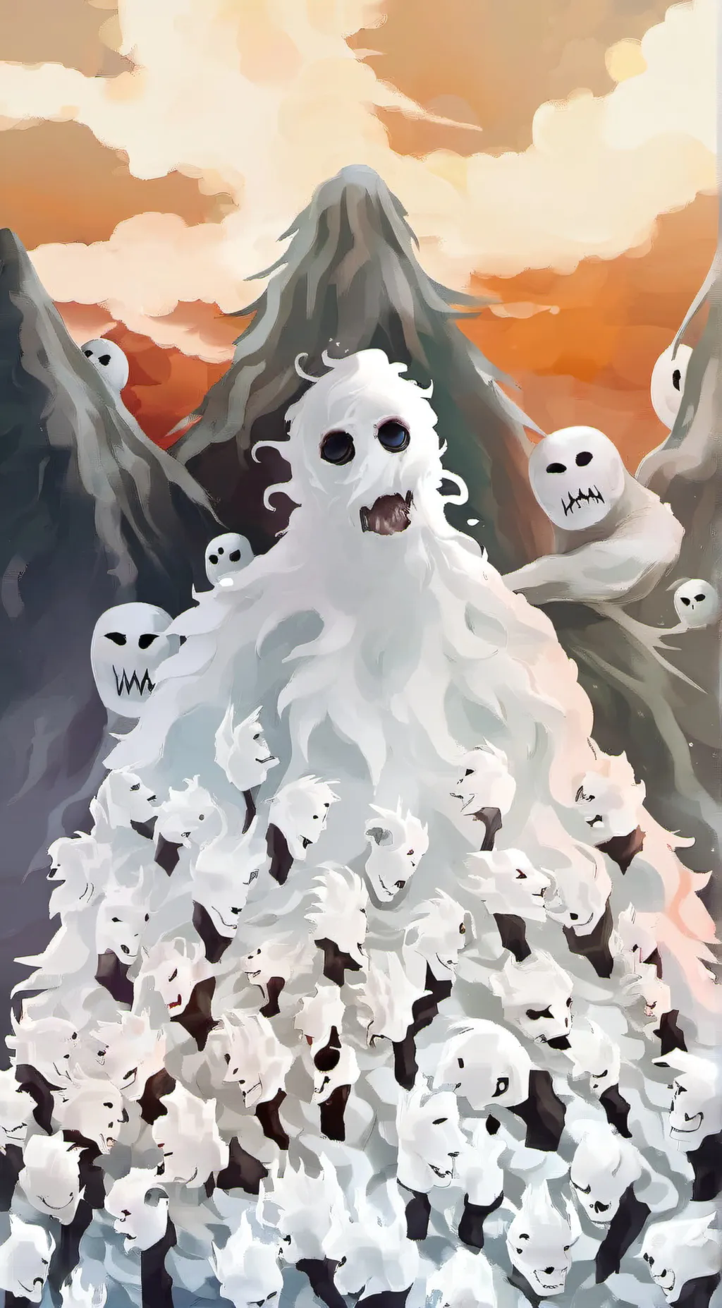 ai character: Memory Head background