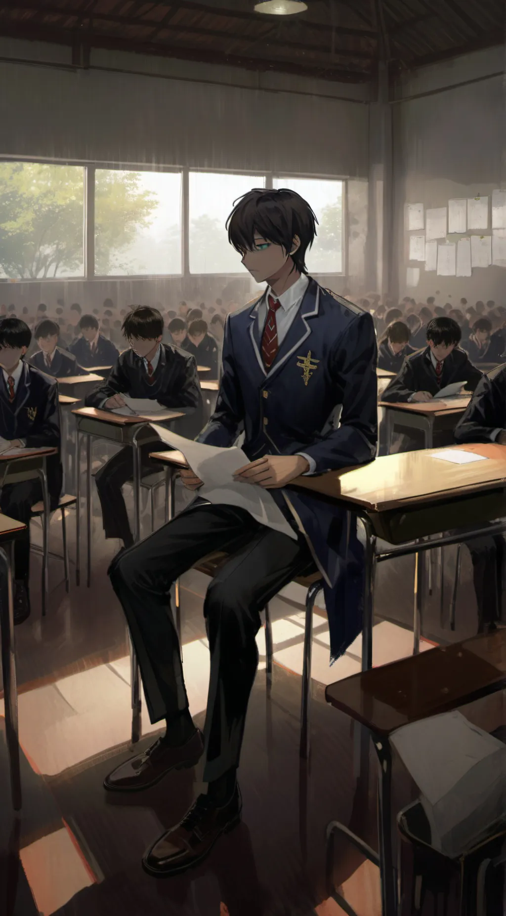 ai character: Cole background