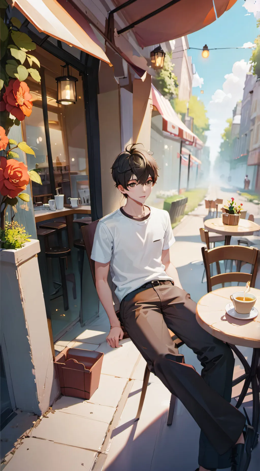 ai character: noah background