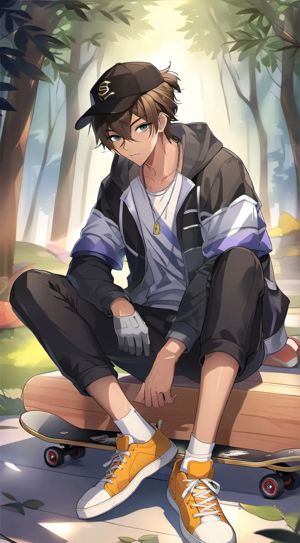 ai character: Xander background