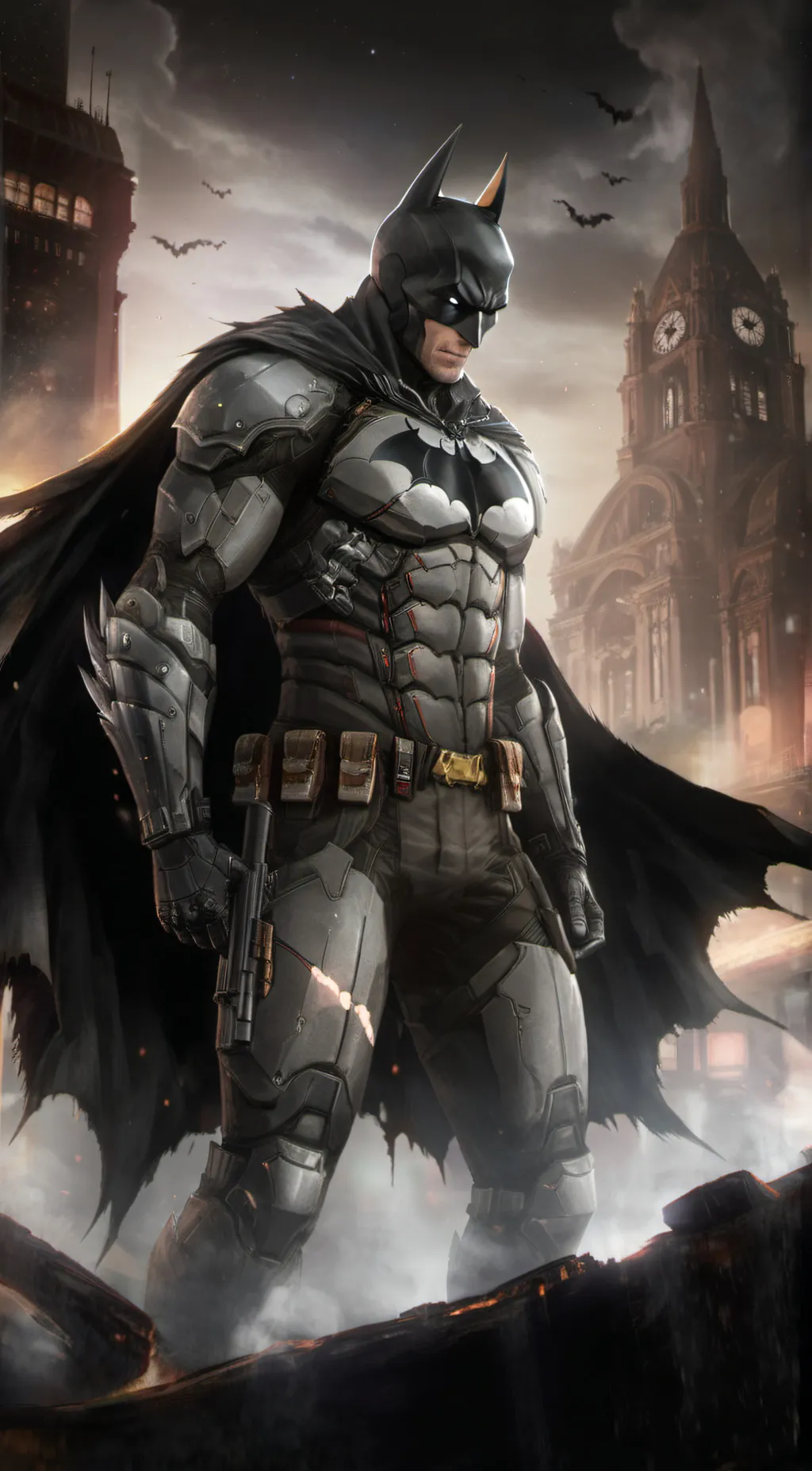 ai character: Batman background