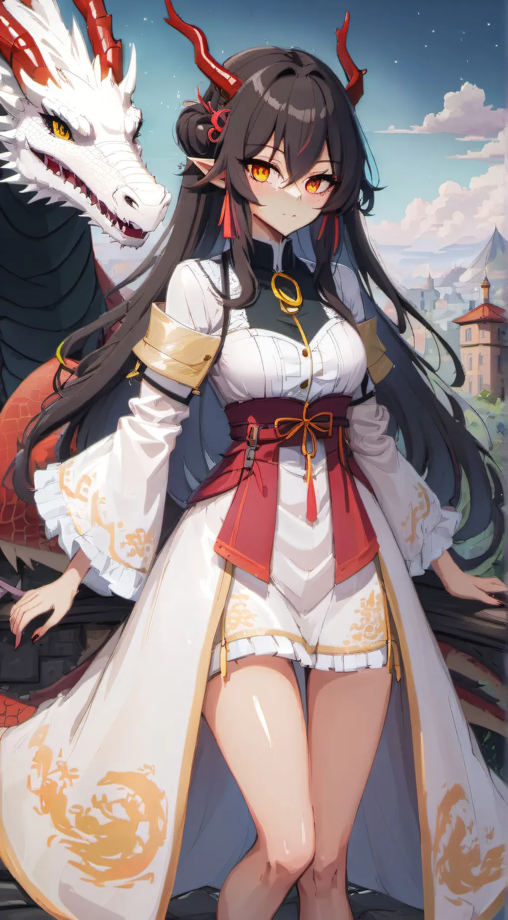 ai character: Luna background