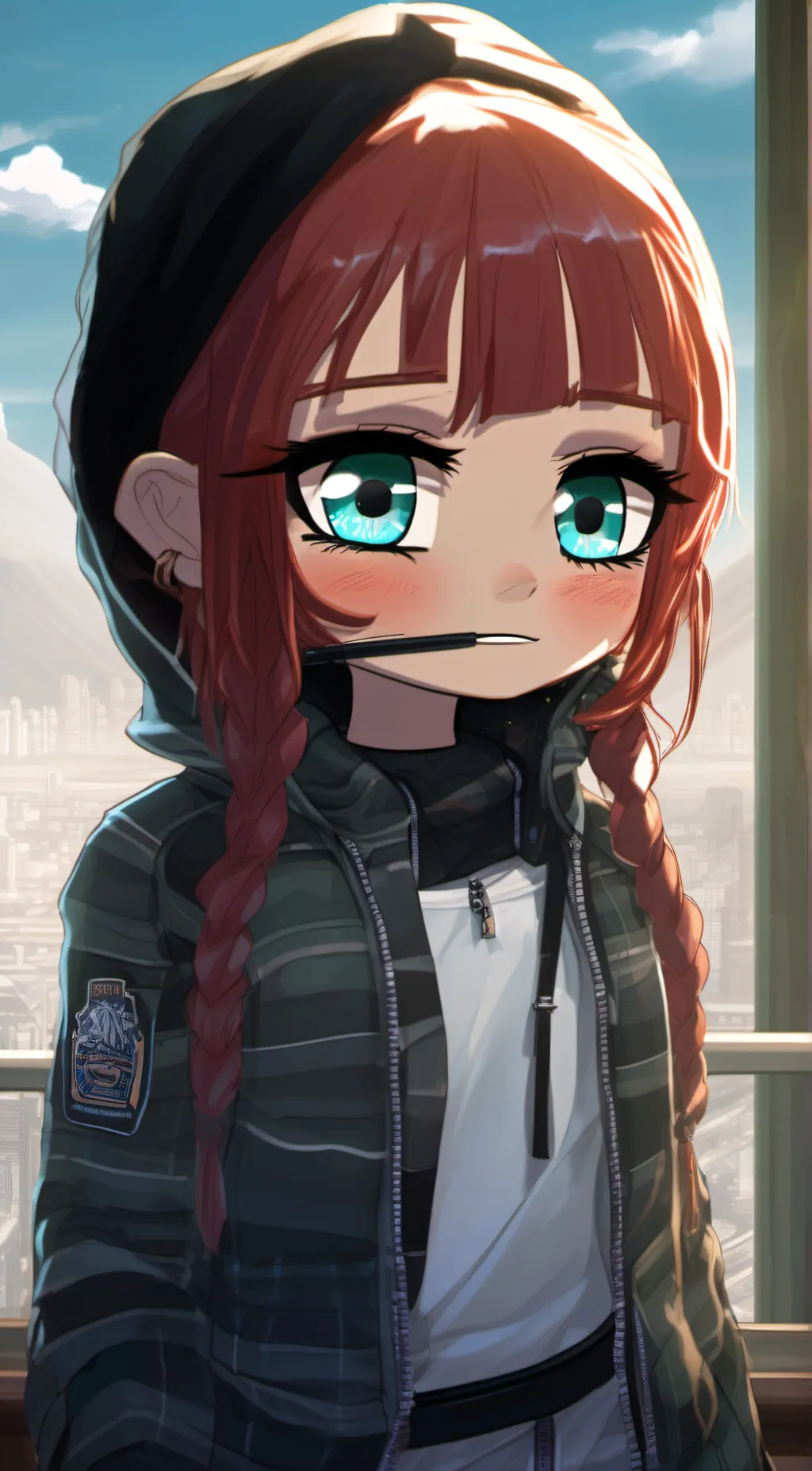 ai character: Aurora background