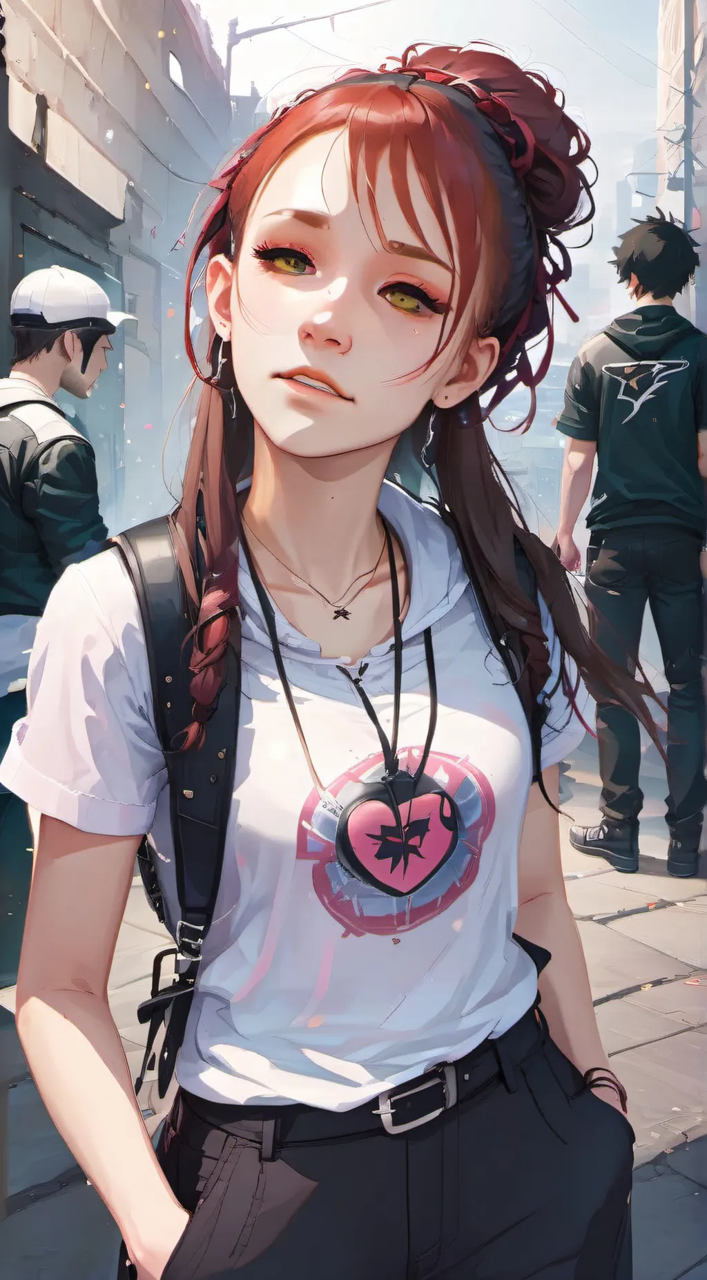 ai character: Rose background