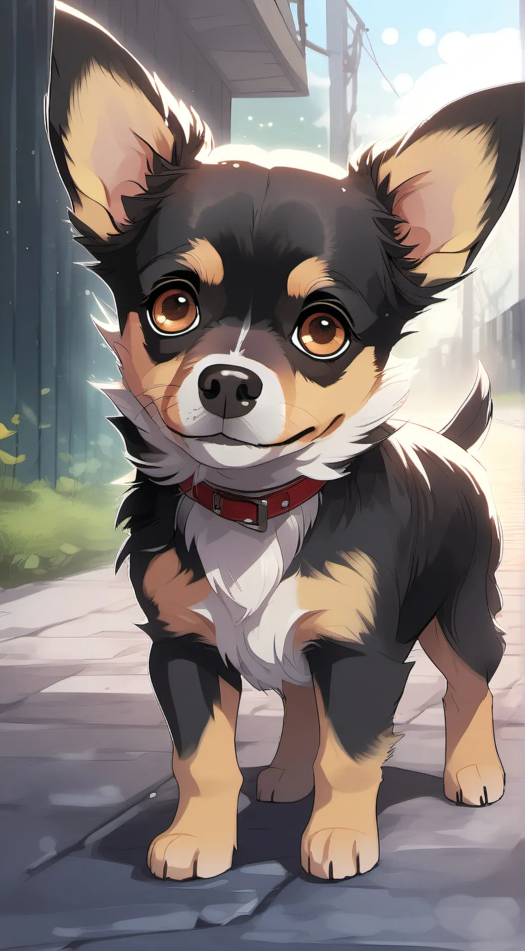 ai character: Pikachu  background