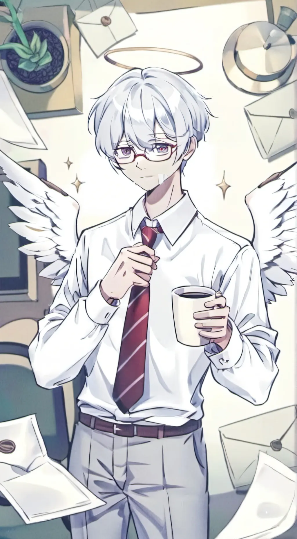 ai character: Un background