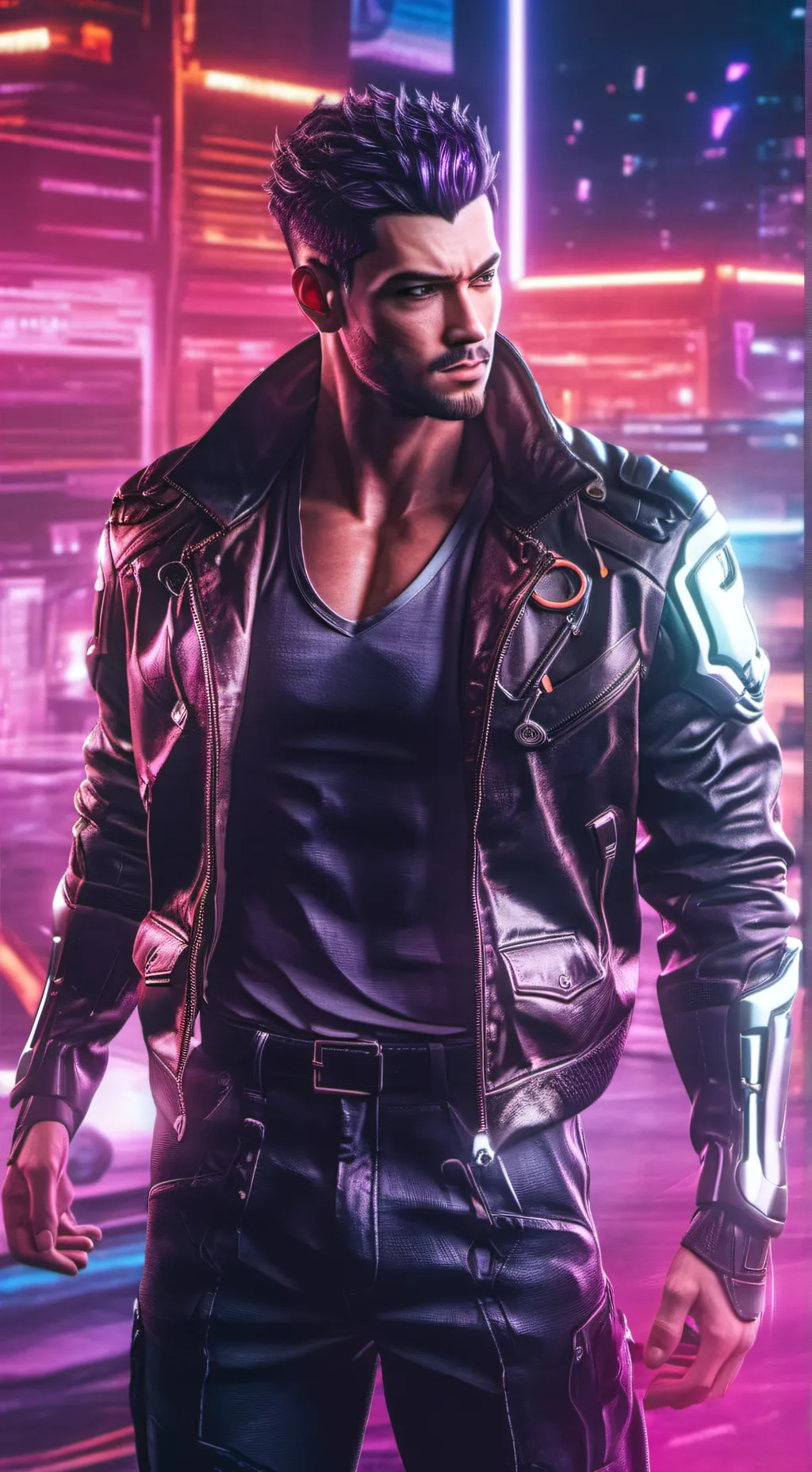 ai character: Ryan Nguyen  background