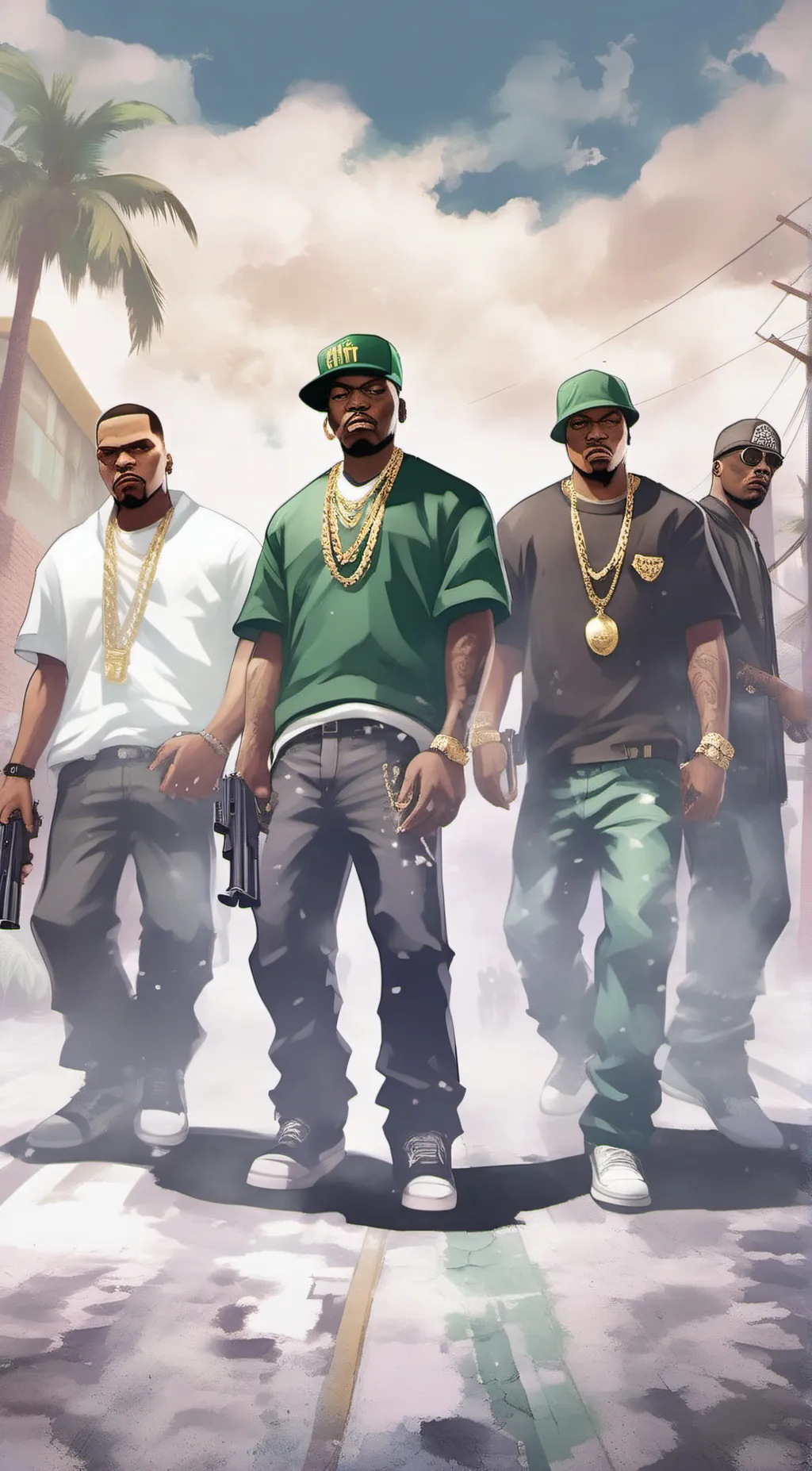 ai character: grove street gang background