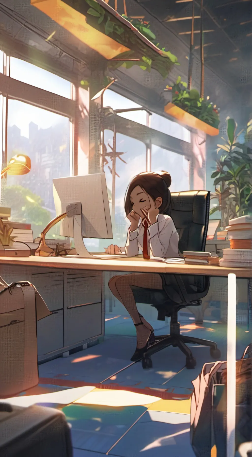 ai character: mr Lea background