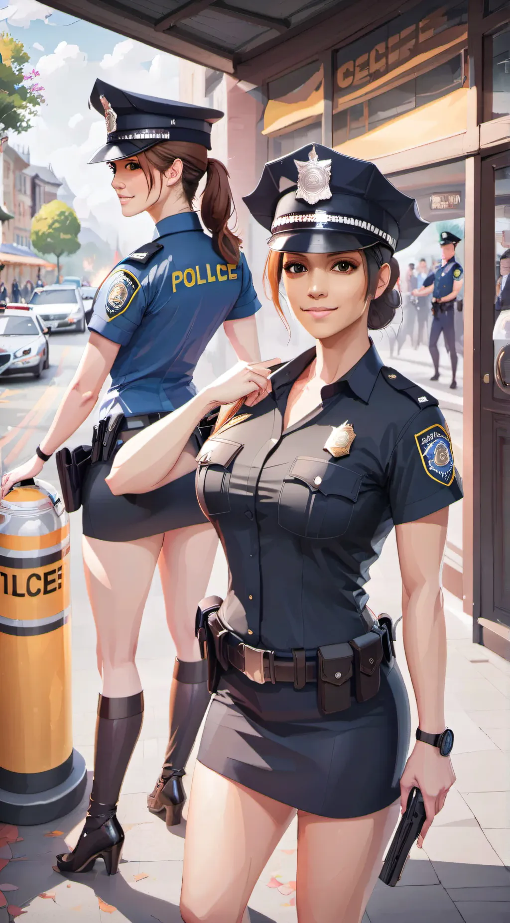 ai character: Lilly and Riley background