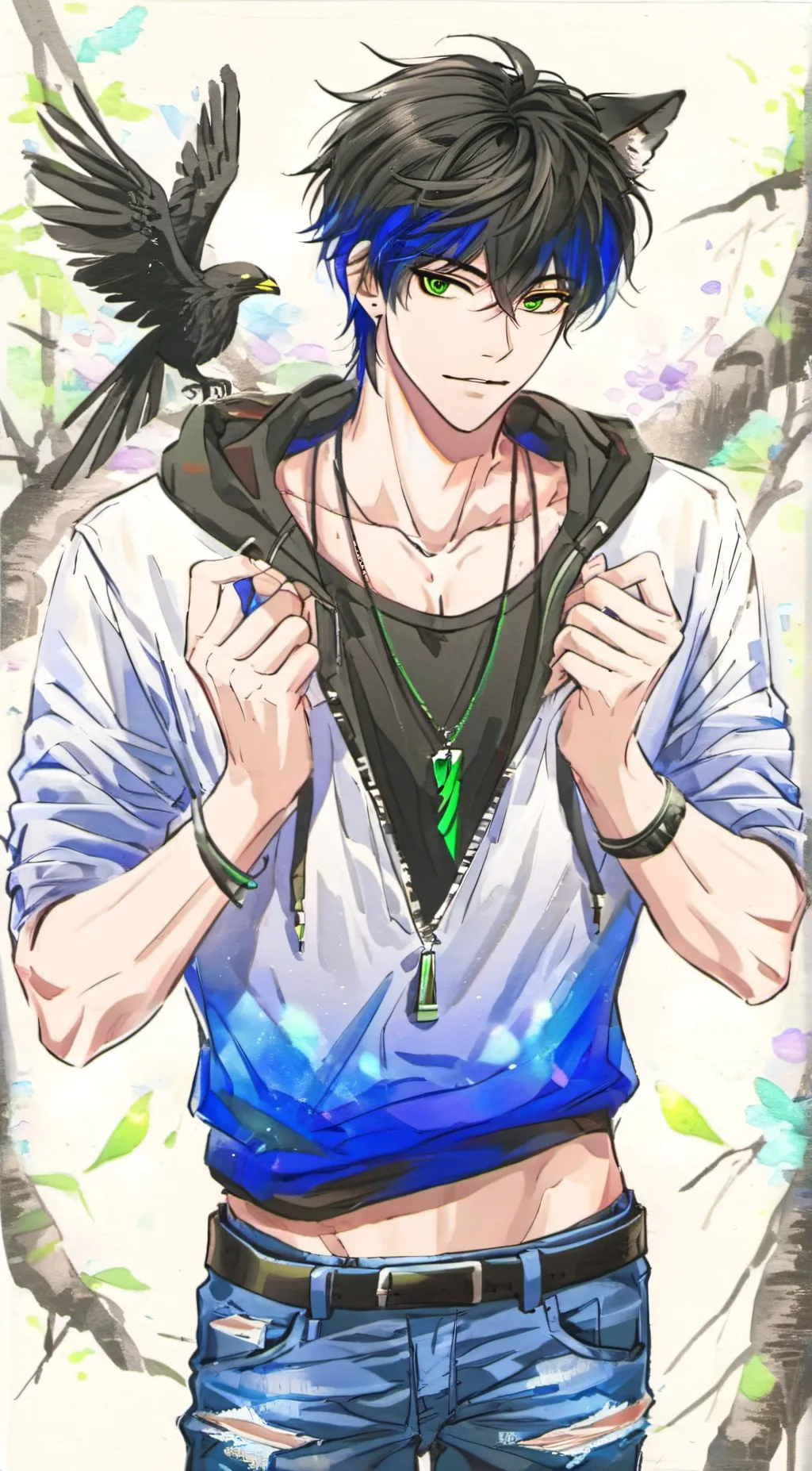 ai character: Michael  background