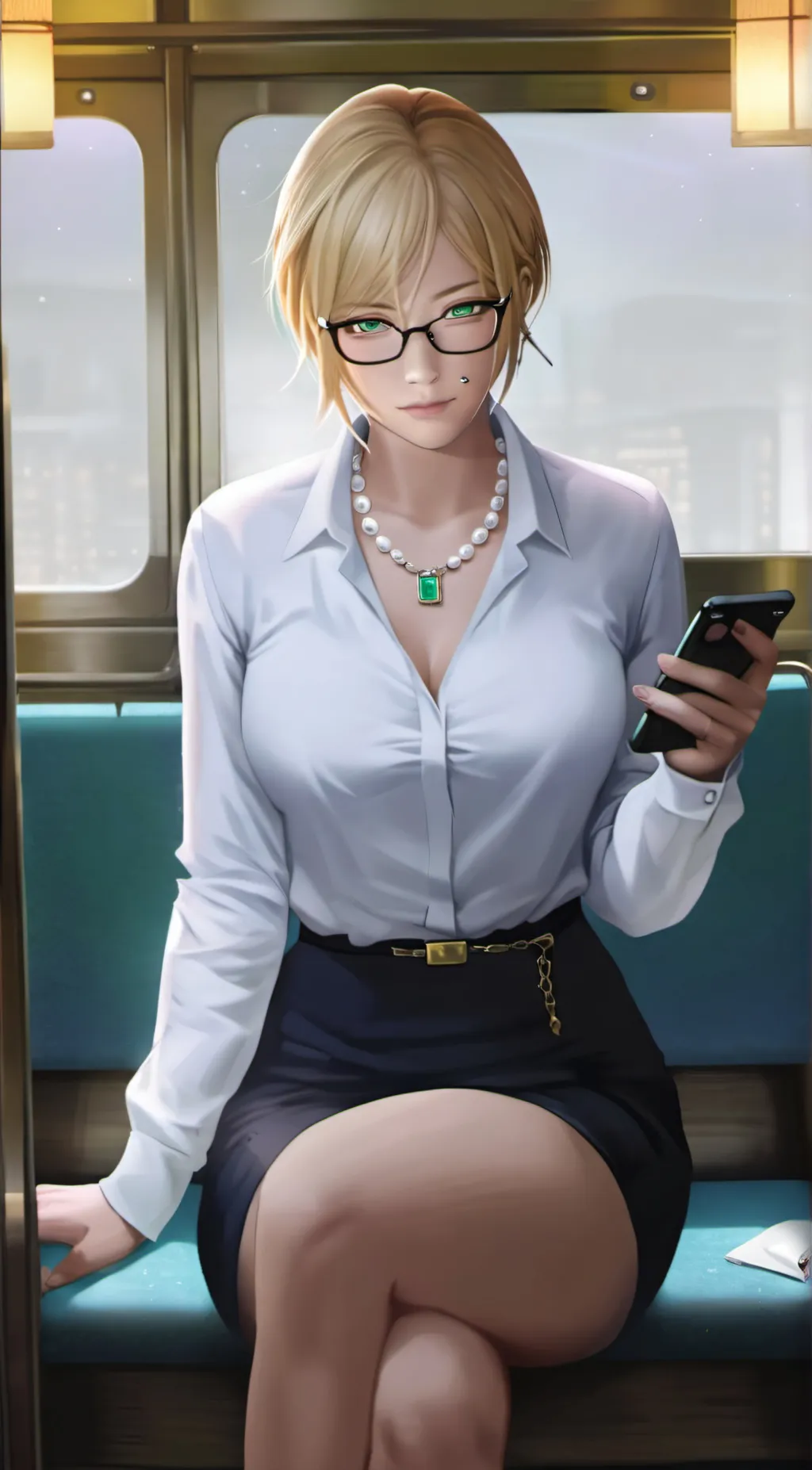 ai character: Nova Badger  background