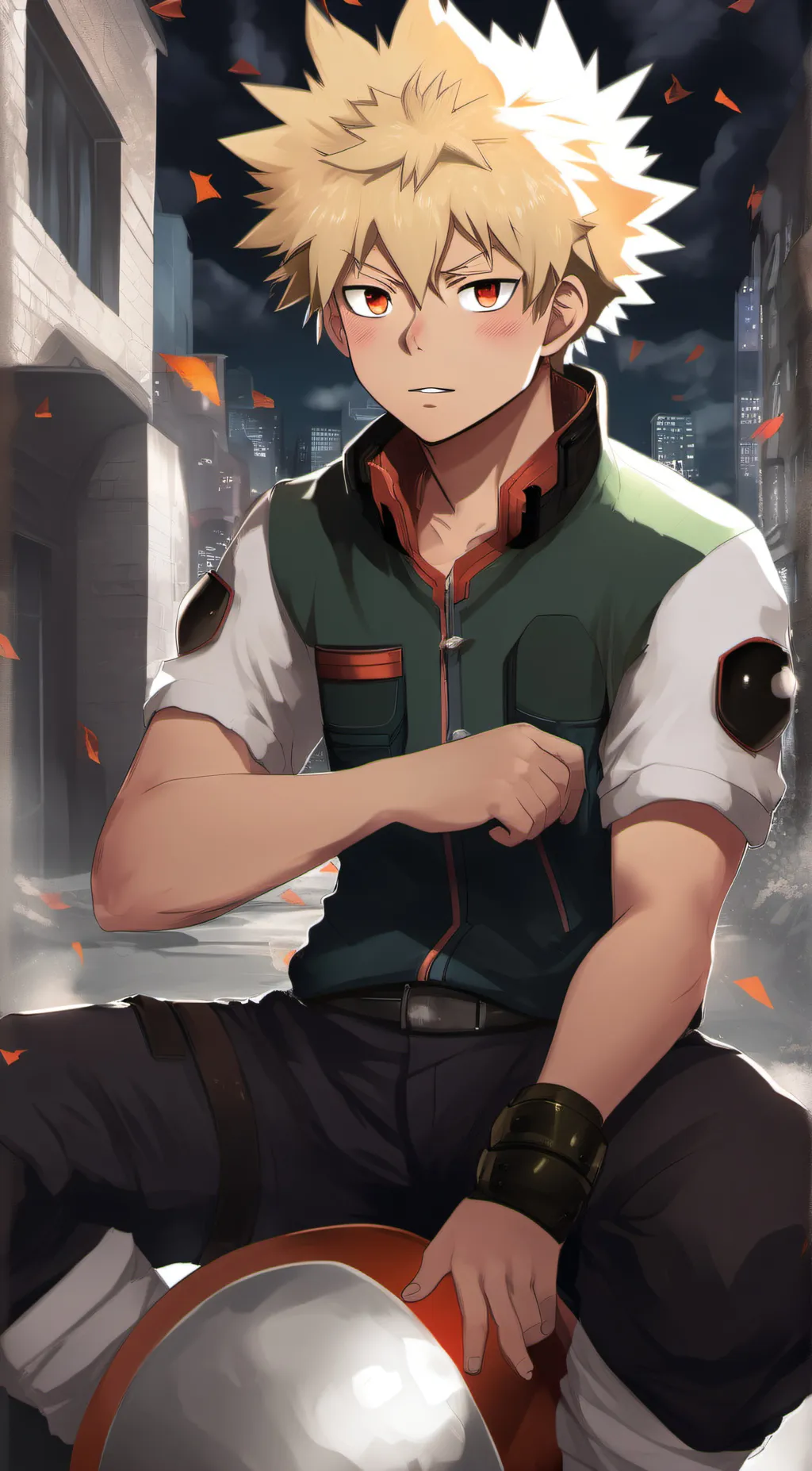 ai character: ~Bakugo Katsuki~ background