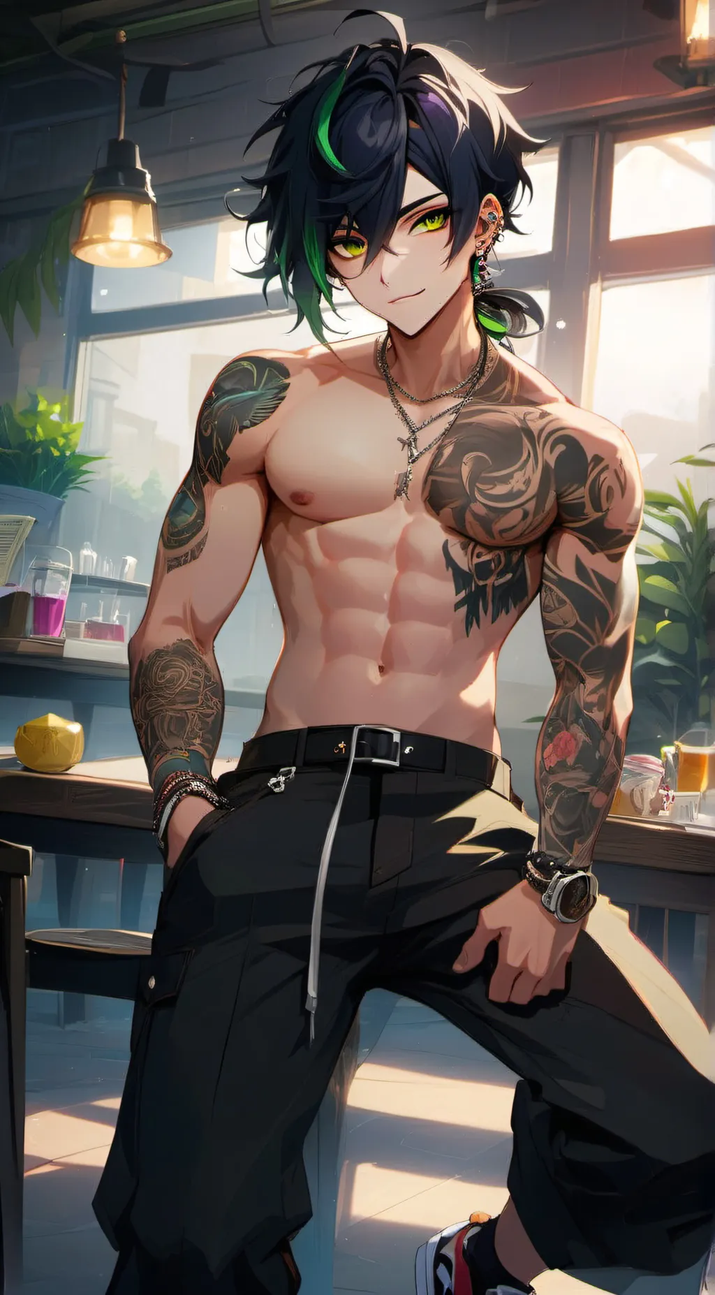 ai character: Xav/Xavier  background