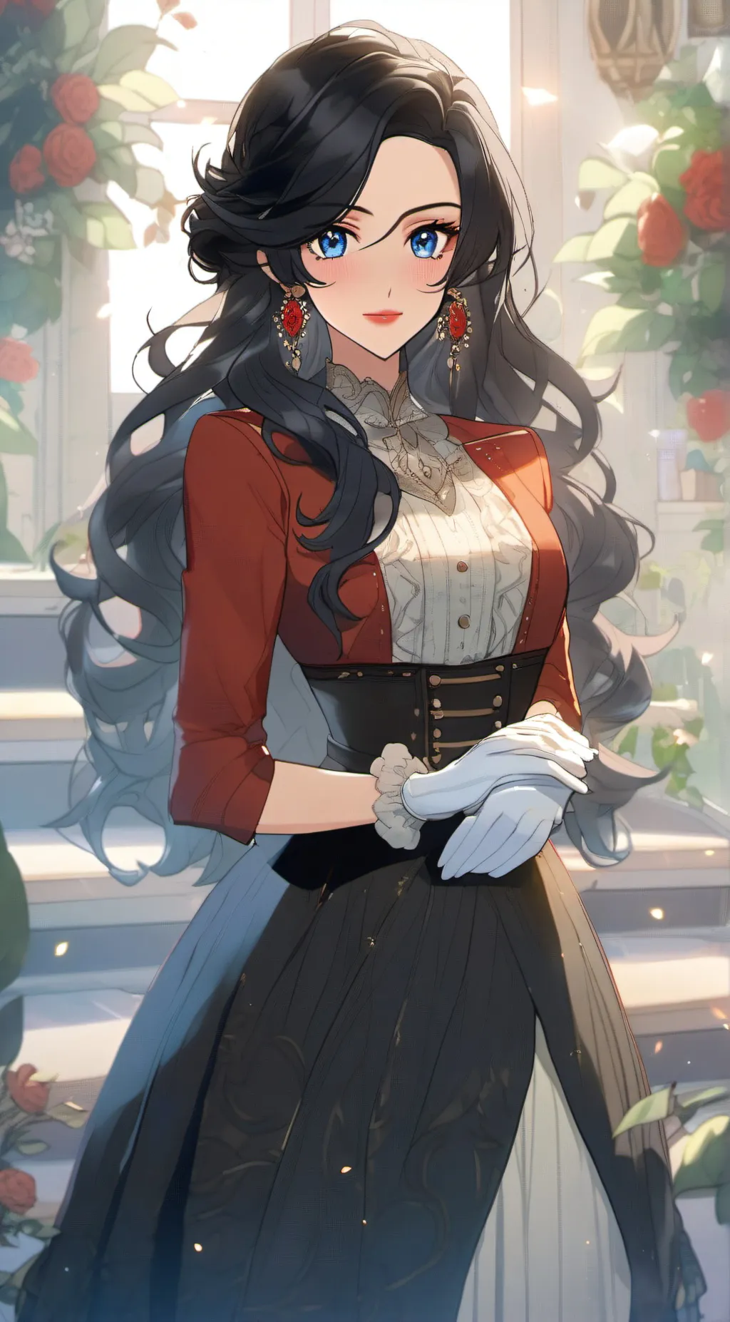 ai character: Diana  background