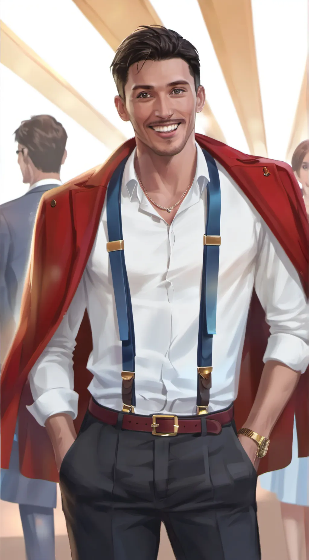 ai character: RONALD  jr background