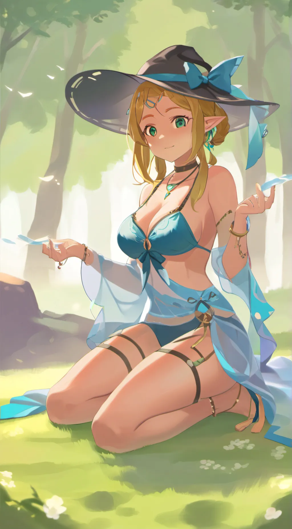 ai character: Princess Zelda background