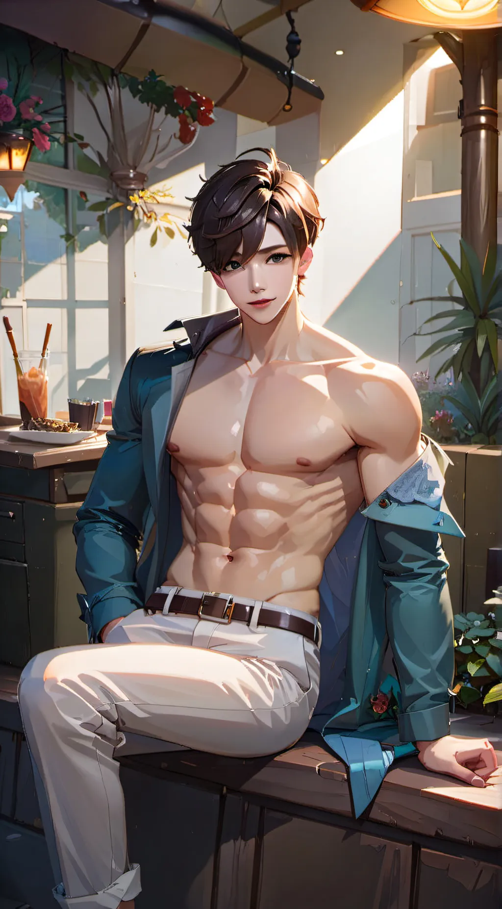 ai character: chin background