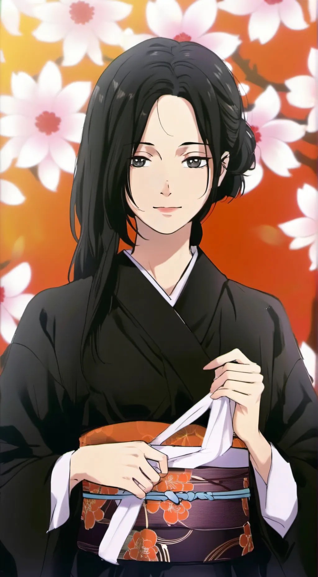 ai character: Yuki miko background