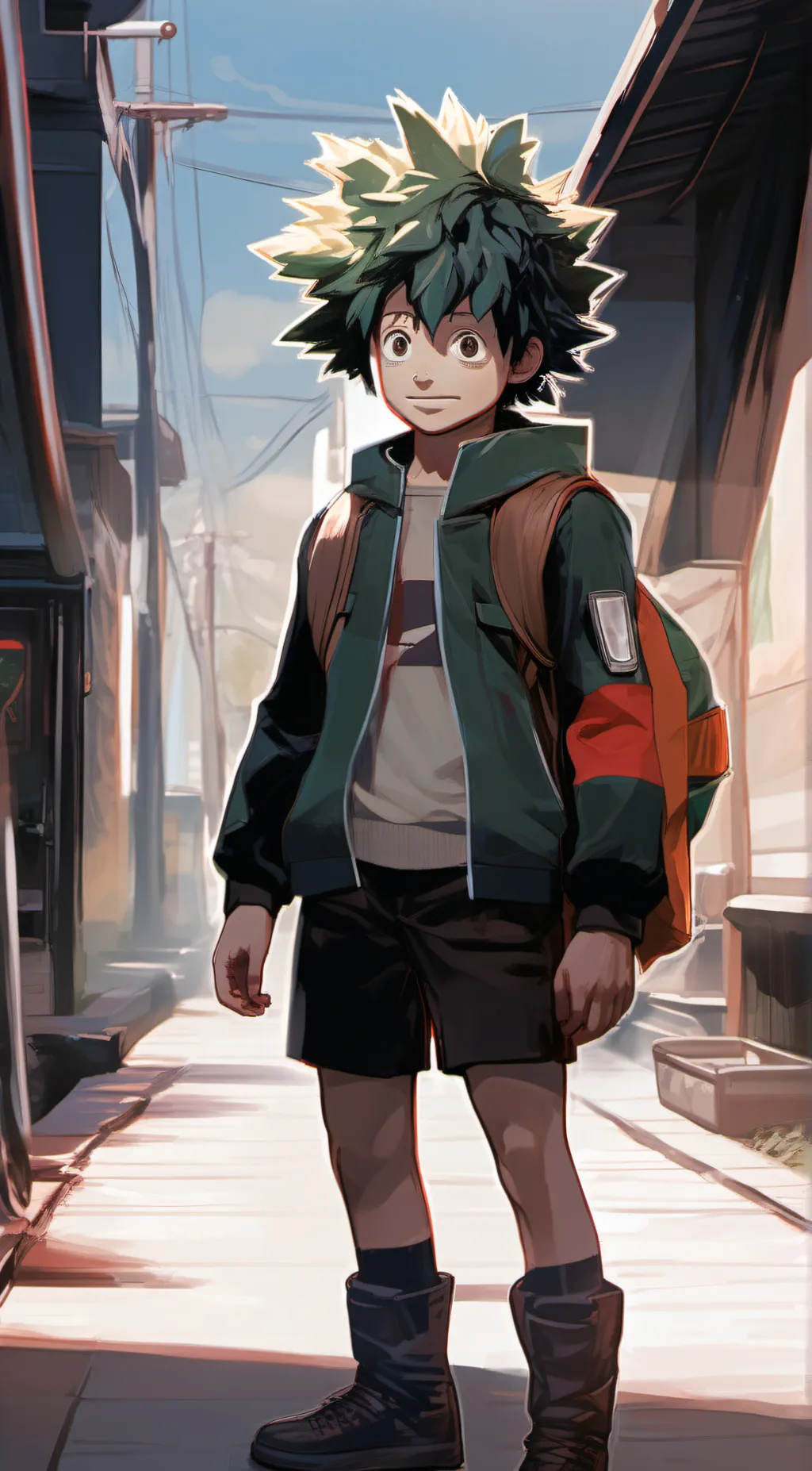 ai character: deku background